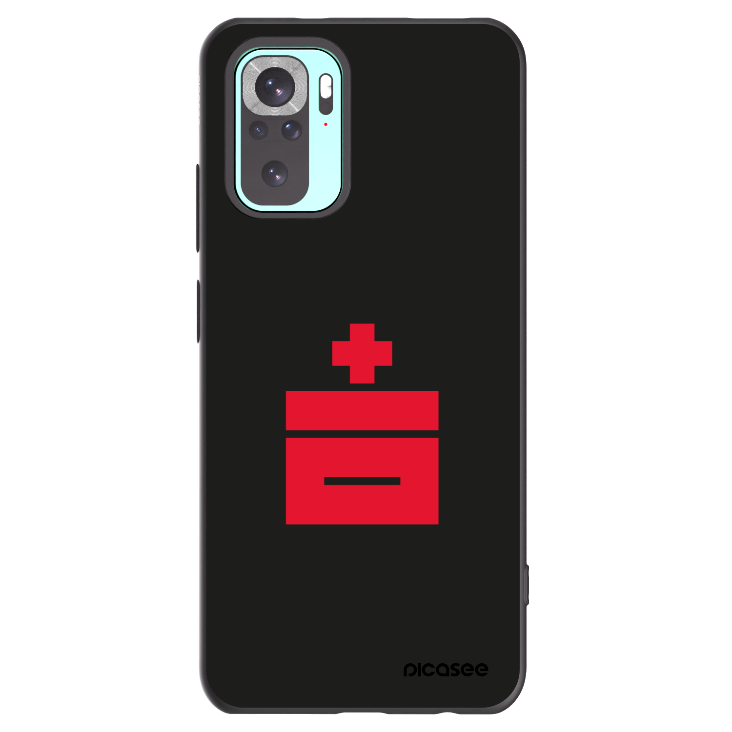Picasee crna silikonska maskica za Xiaomi Redmi Note 10 Pro - Le Plastenciaga