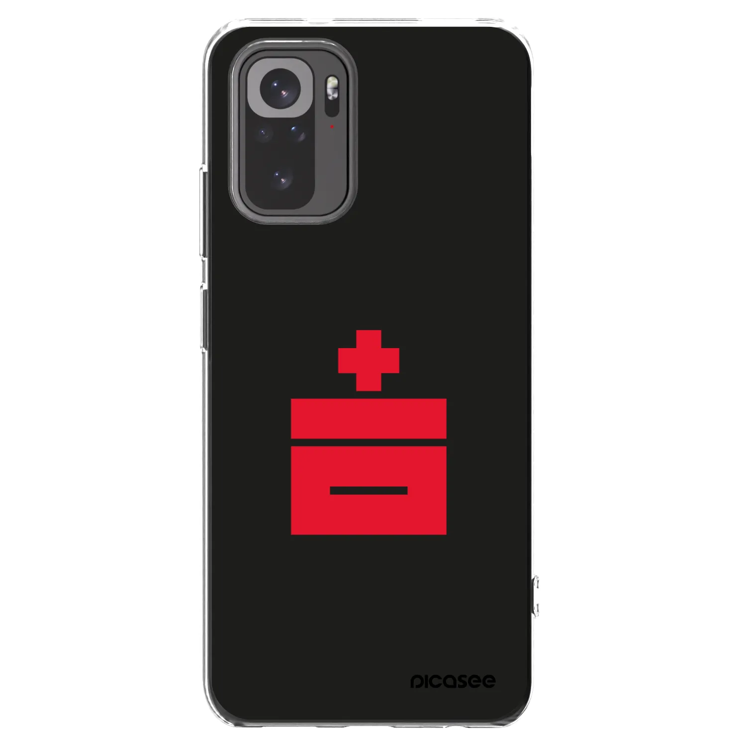 Picasee silikonska prozirna maskica za Xiaomi Redmi Note 10S - Le Plastenciaga
