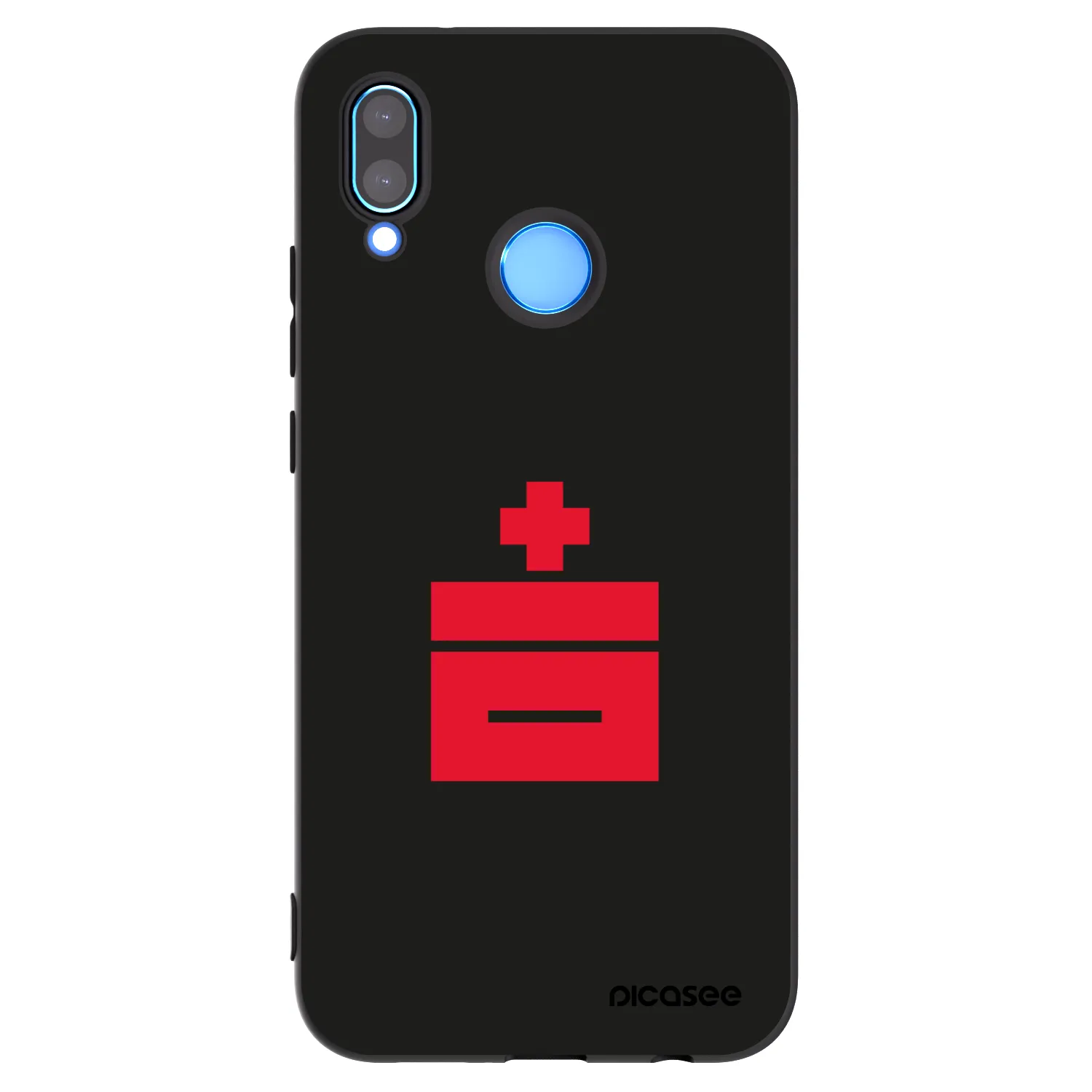 Picasee crna silikonska maskica za Huawei P20 Lite - Le Plastenciaga