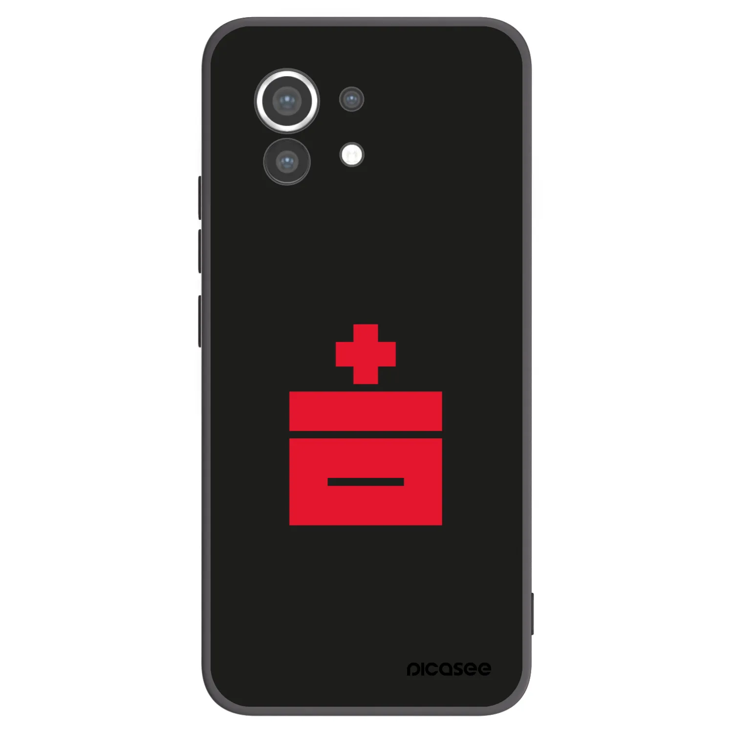 Picasee crna silikonska maskica za Xiaomi Mi 11 - Le Plastenciaga