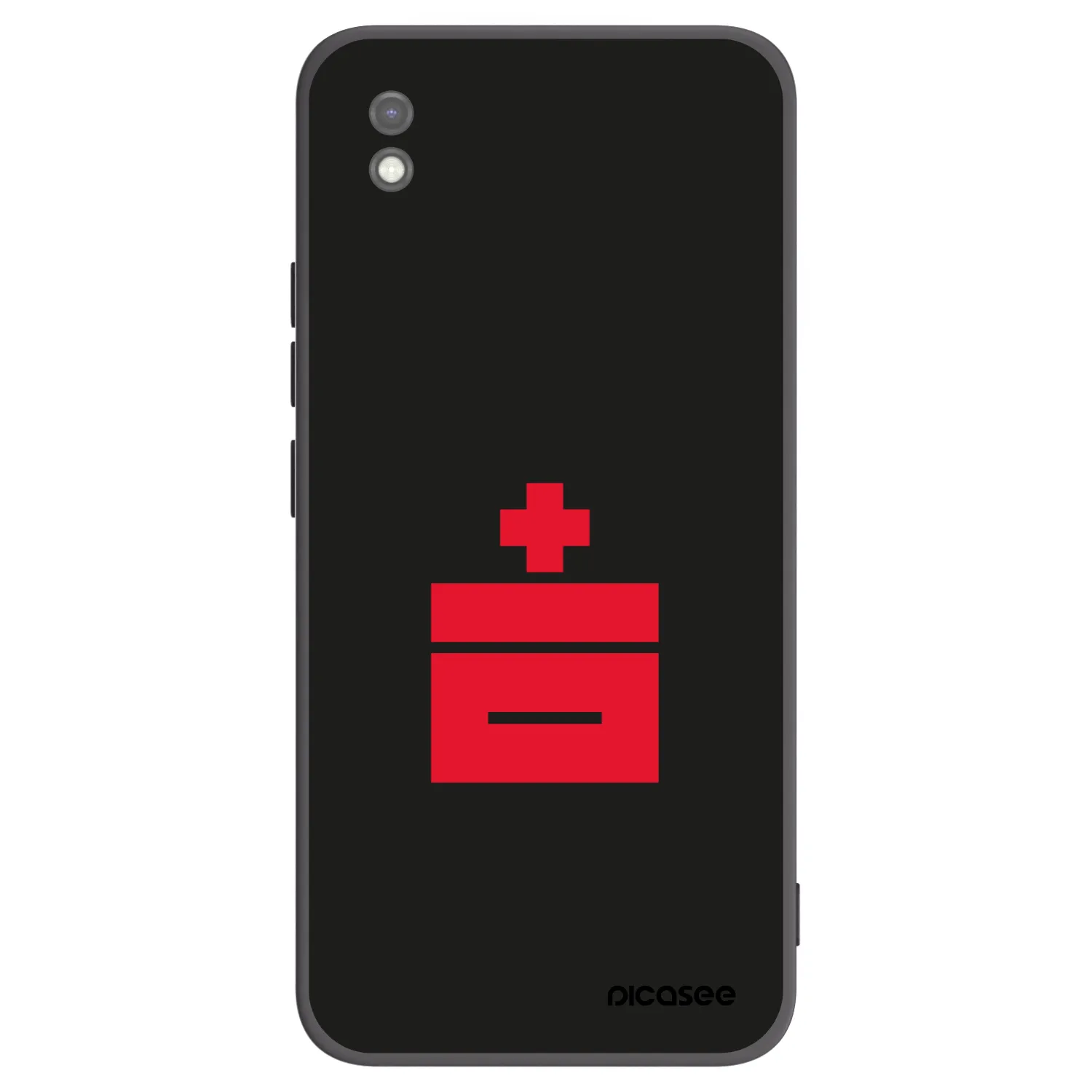 Picasee crna silikonska maskica za Xiaomi Redmi 9AT - Le Plastenciaga
