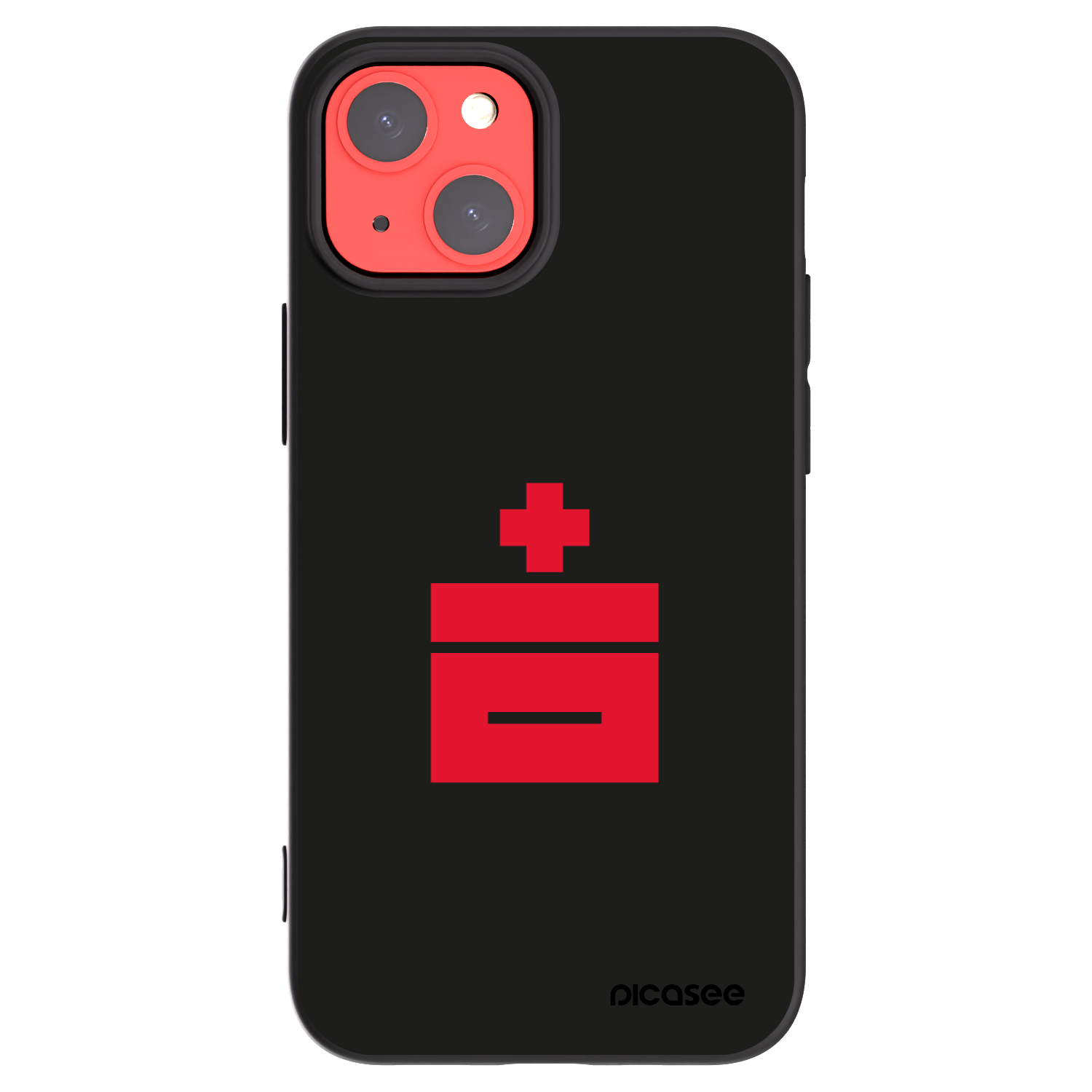 Picasee crna silikonska maskica za Apple iPhone 13 mini - Le Plastenciaga