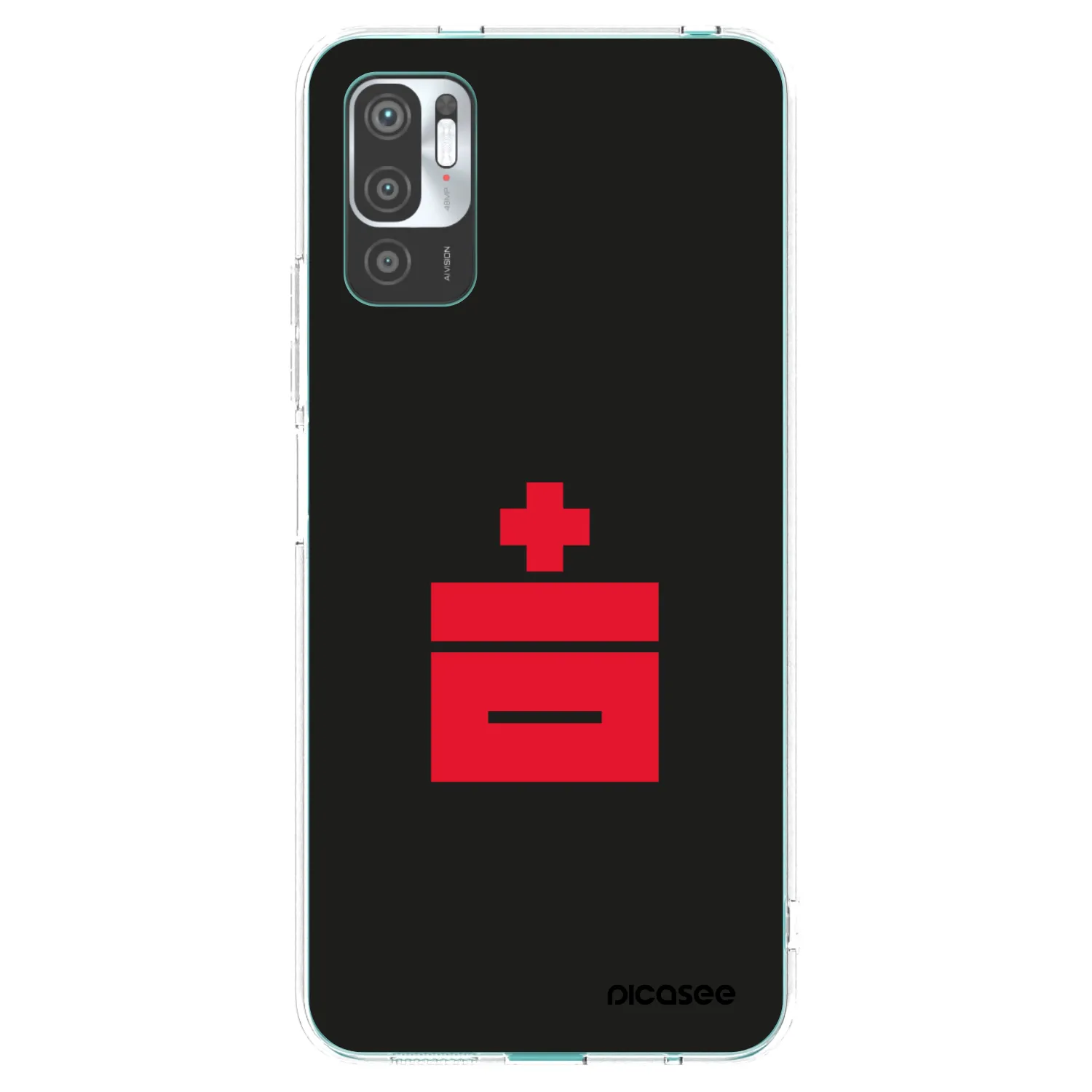 Picasee silikonska prozirna maskica za Xiaomi Redmi Note 10 5G - Le Plastenciaga