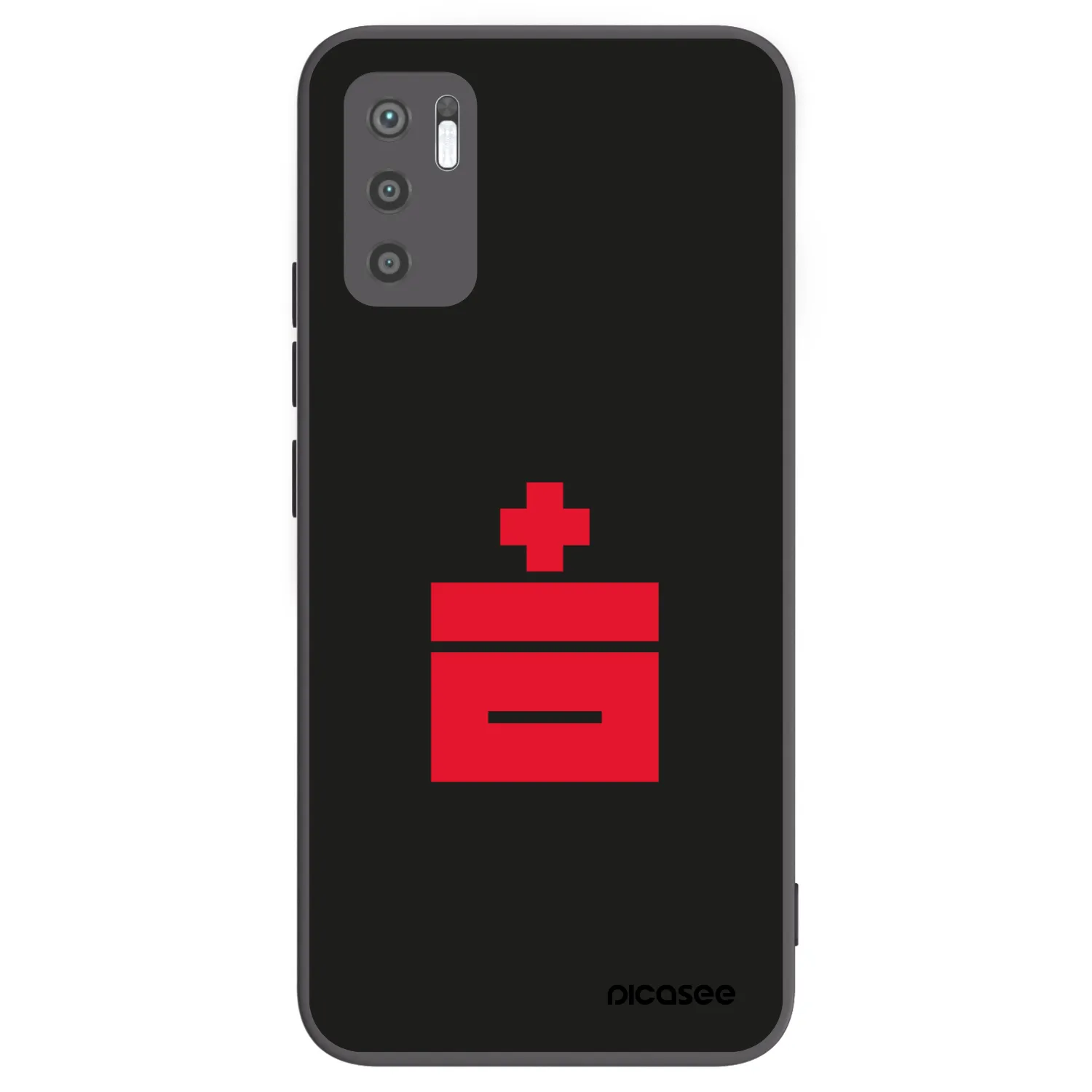 Picasee crna silikonska maskica za Xiaomi Redmi Note 10 5G - Le Plastenciaga