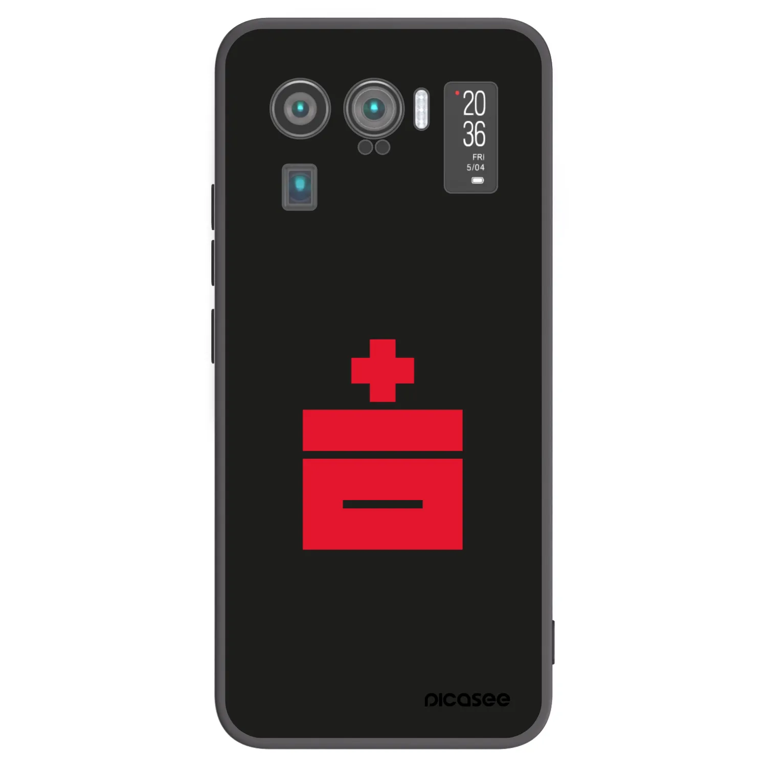 Picasee crna silikonska maskica za Xiaomi Mi 11 Ultra - Le Plastenciaga
