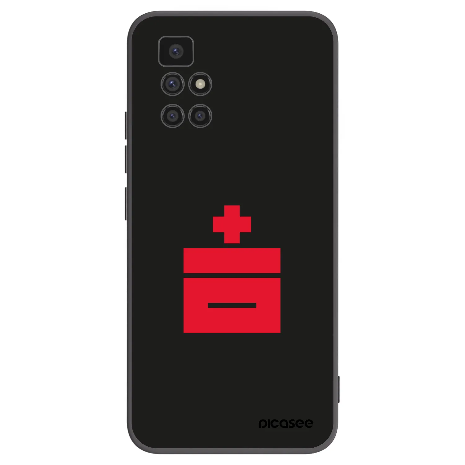 Picasee crna silikonska maskica za Xiaomi Redmi 10 - Le Plastenciaga