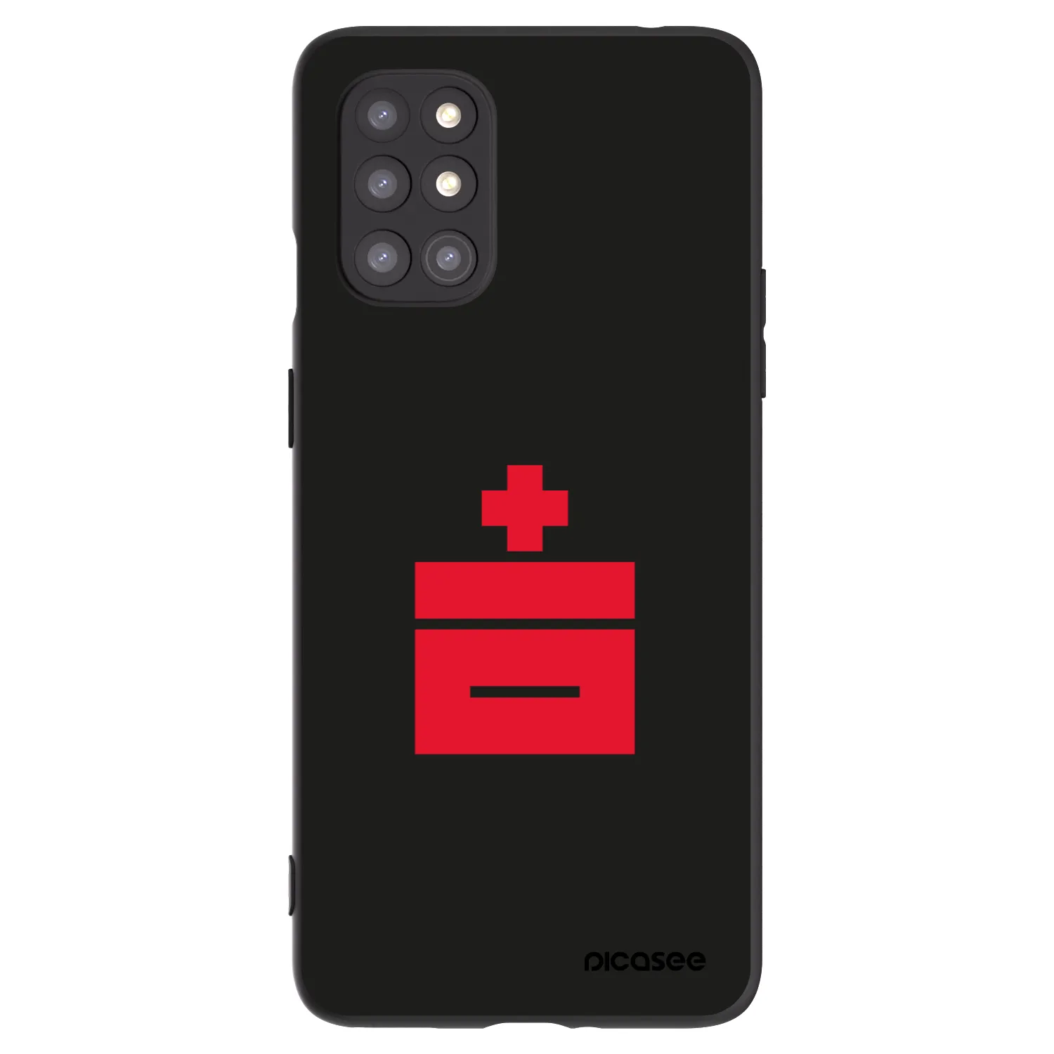 Picasee crna silikonska maskica za OnePlus 8T - Le Plastenciaga