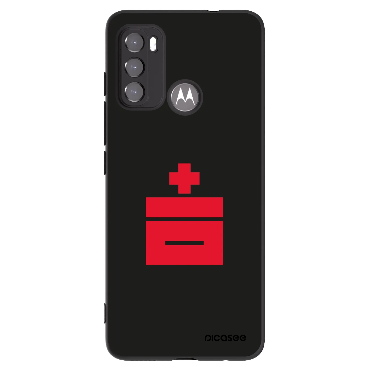 Picasee crna silikonska maskica za Motorola Moto G60 - Le Plastenciaga
