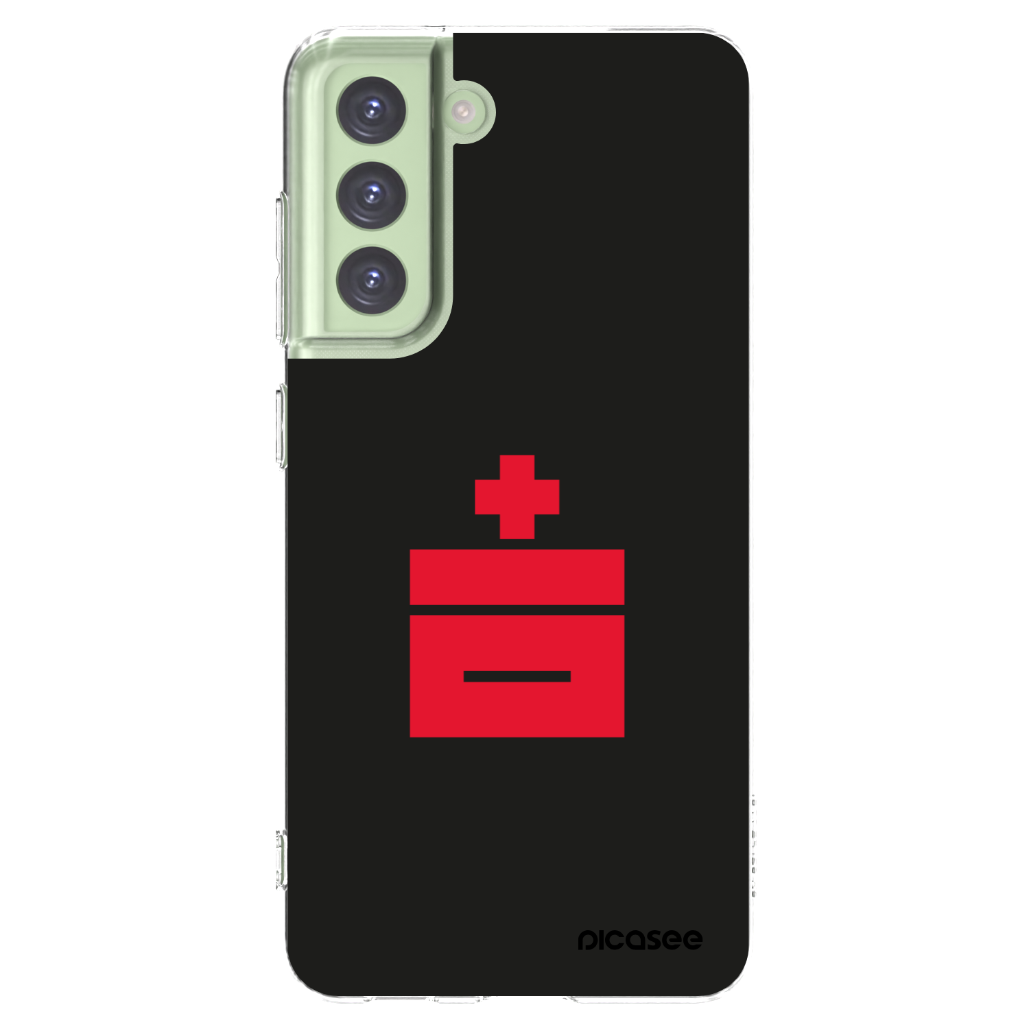 Picasee silikonska prozirna maskica za Samsung Galaxy S21 FE 5G - Le Plastenciaga