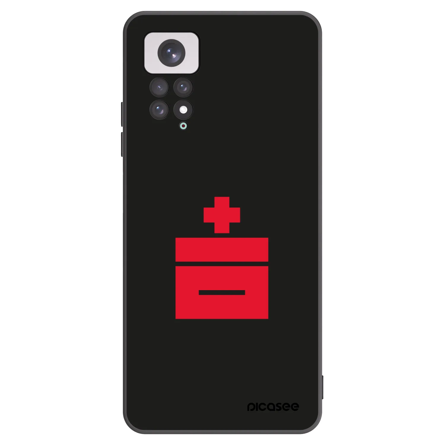 Picasee crna silikonska maskica za Xiaomi Redmi Note 11 - Le Plastenciaga