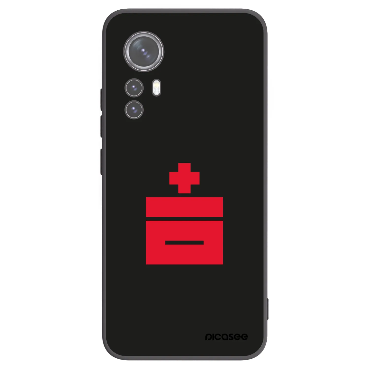 Picasee crna silikonska maskica za Xiaomi 12 - Le Plastenciaga