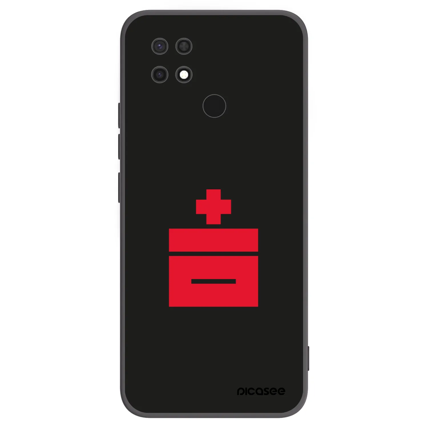 Picasee crna silikonska maskica za Xiaomi Redmi 10C - Le Plastenciaga