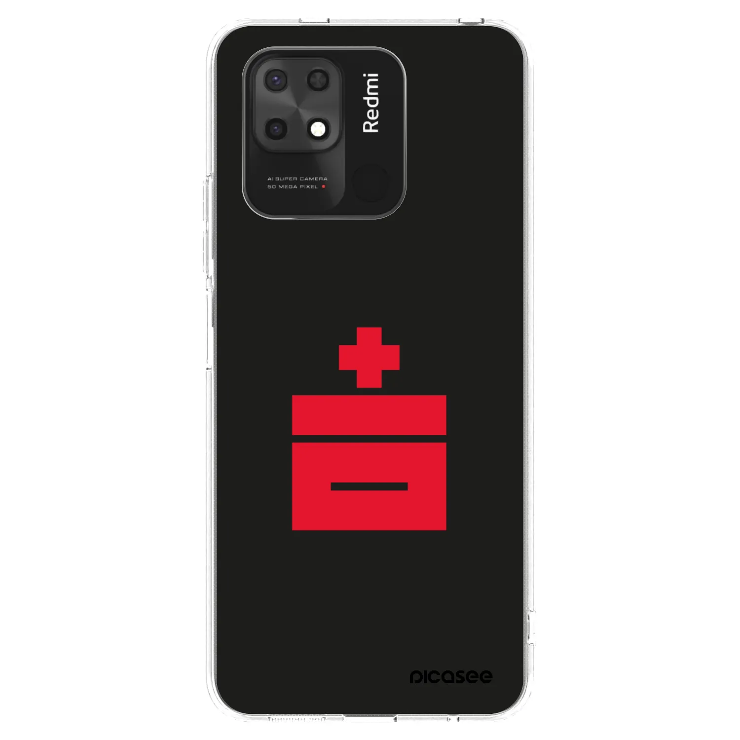 Picasee silikonska prozirna maskica za Xiaomi Redmi 10C - Le Plastenciaga