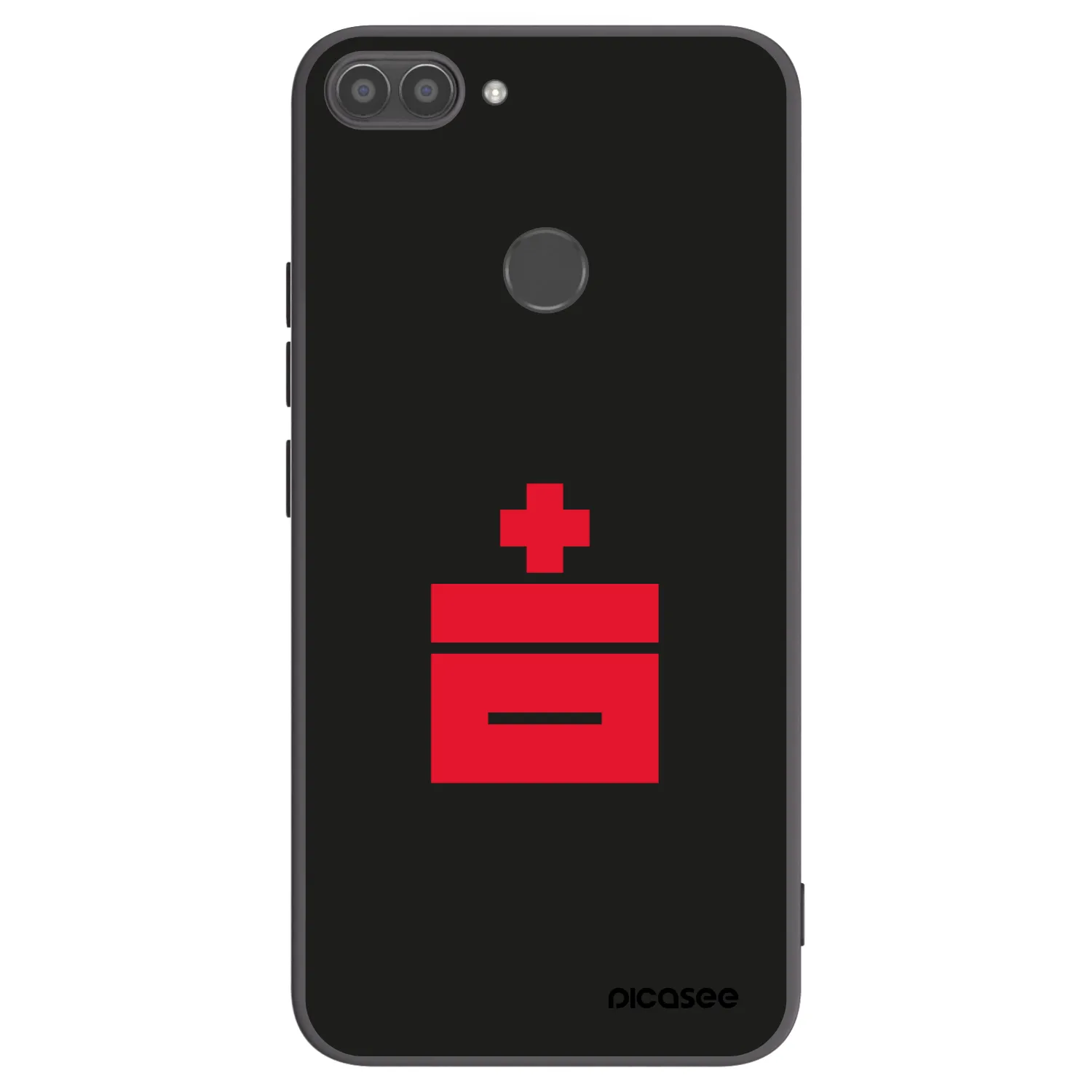 Picasee crna silikonska maskica za Huawei P Smart - Le Plastenciaga