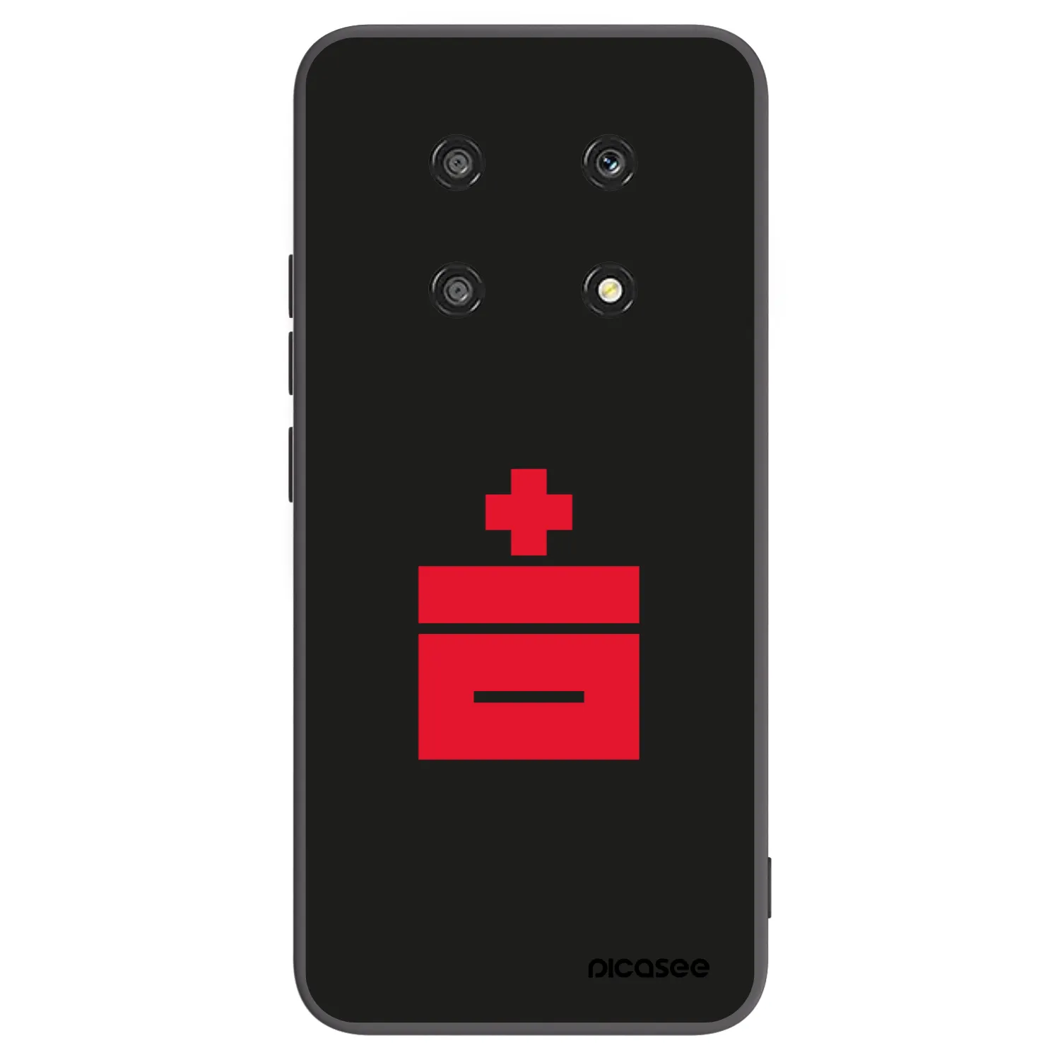 Picasee crna silikonska maskica za Honor Magic4 Lite 5G - Le Plastenciaga