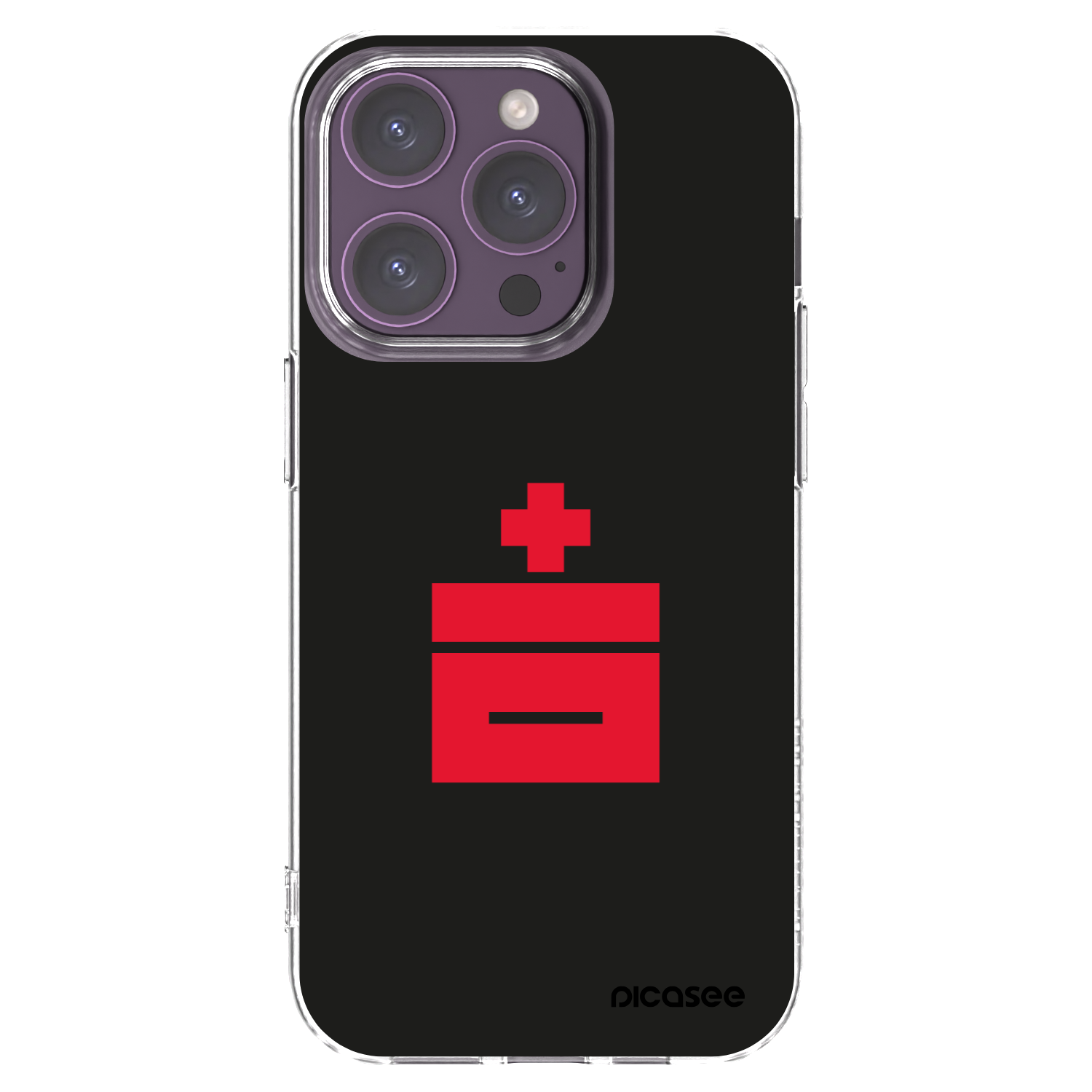 Picasee silikonska prozirna maskica za Apple iPhone 14 Pro - Le Plastenciaga