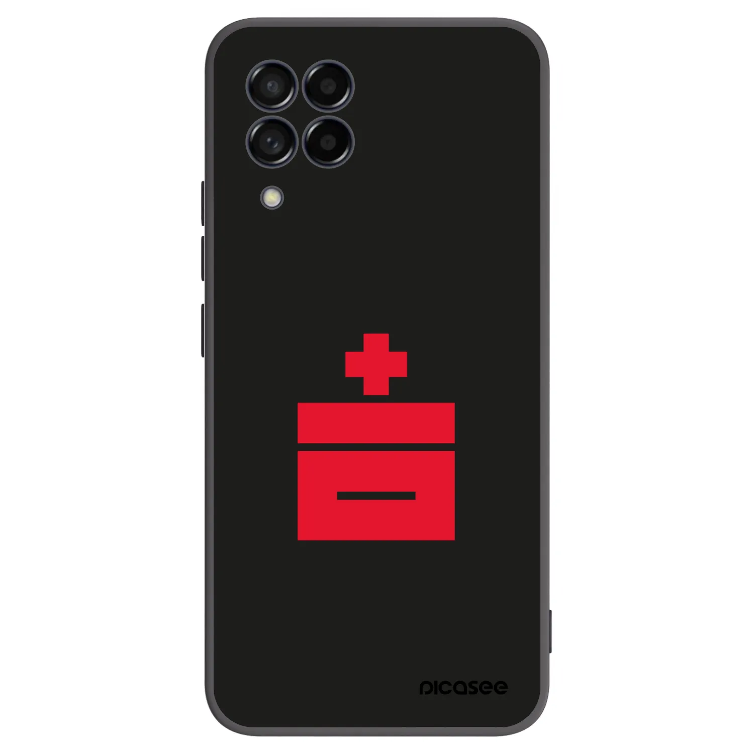 Picasee crna silikonska maskica za Samsung Galaxy M53 5G - Le Plastenciaga