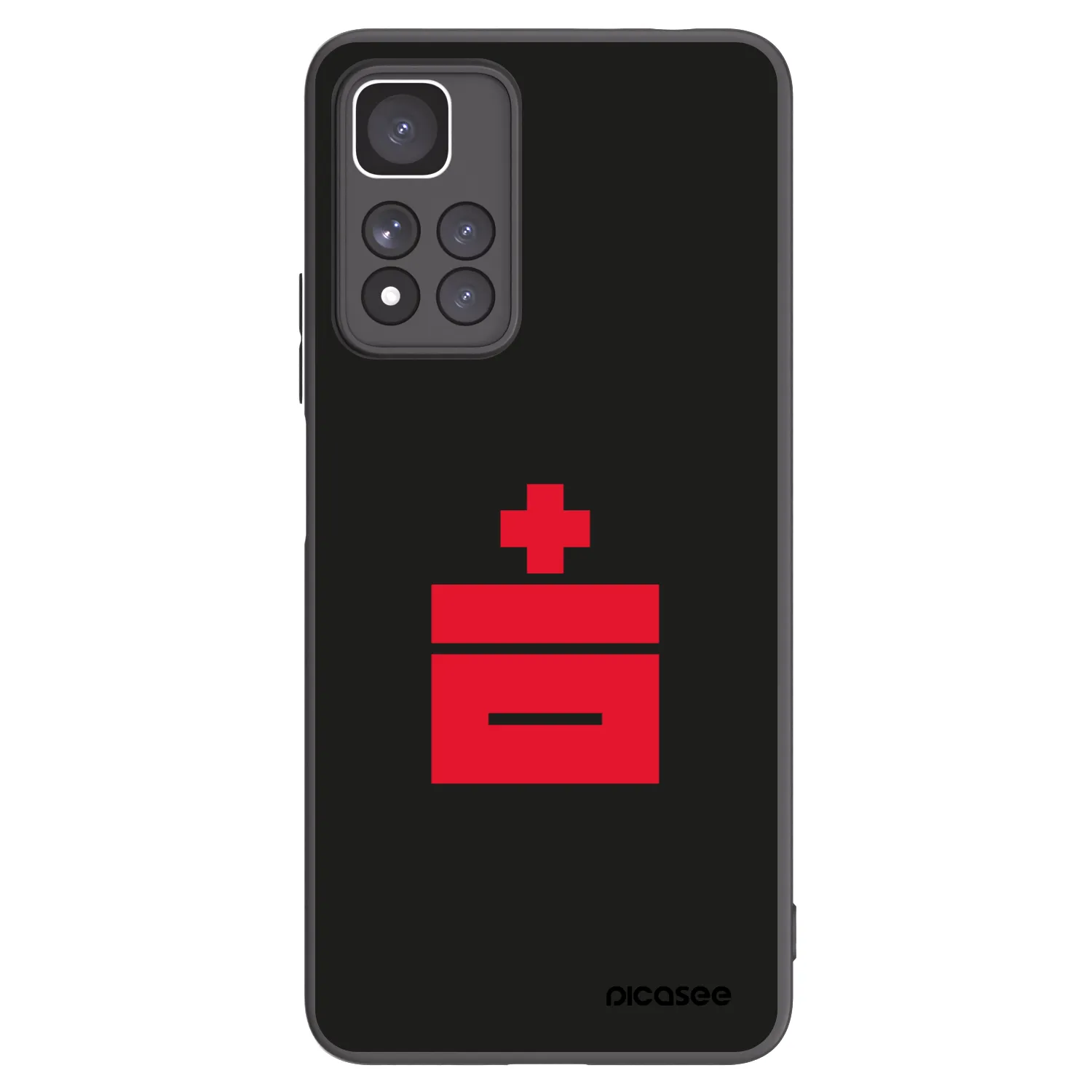 Picasee crna silikonska maskica za Xiaomi Redmi Note 11 Pro+ 5G - Le Plastenciaga