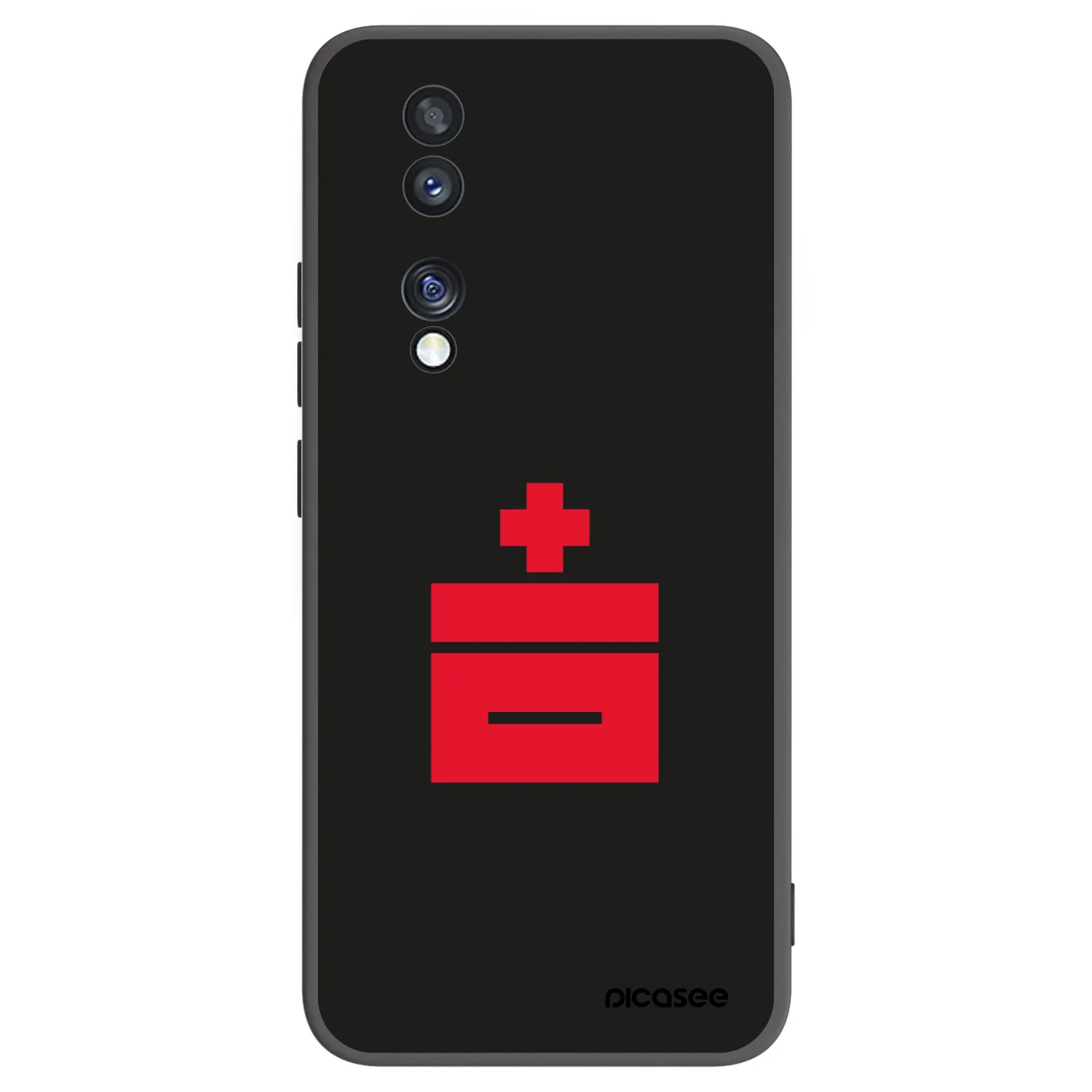 Picasee crna silikonska maskica za Honor 70 - Le Plastenciaga