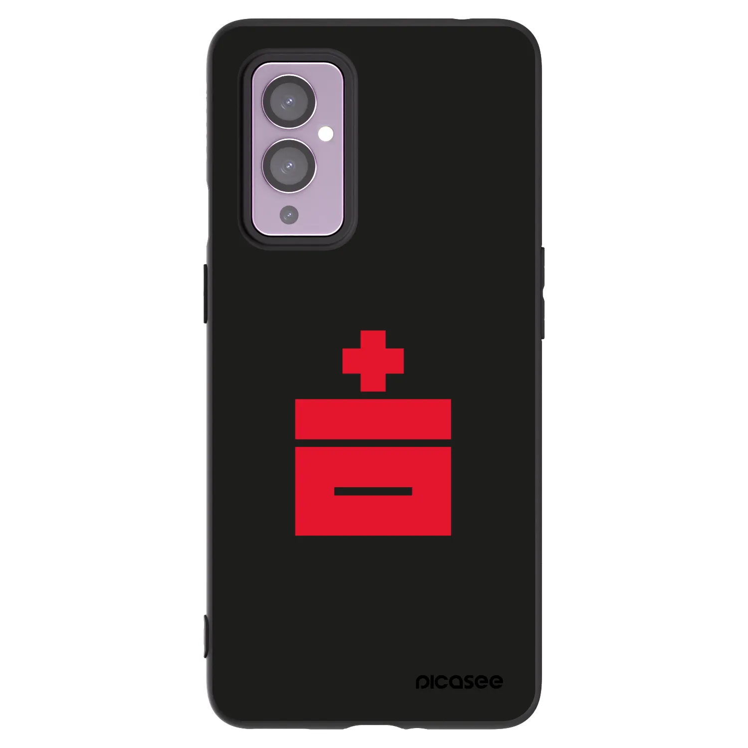 Picasee crna silikonska maskica za OnePlus 9 - Le Plastenciaga