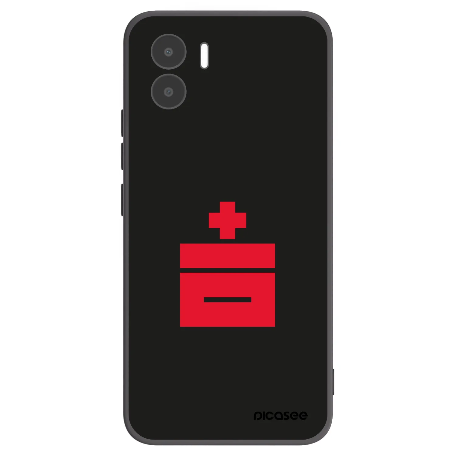 Picasee crna silikonska maskica za Xiaomi Redmi A1 - Le Plastenciaga