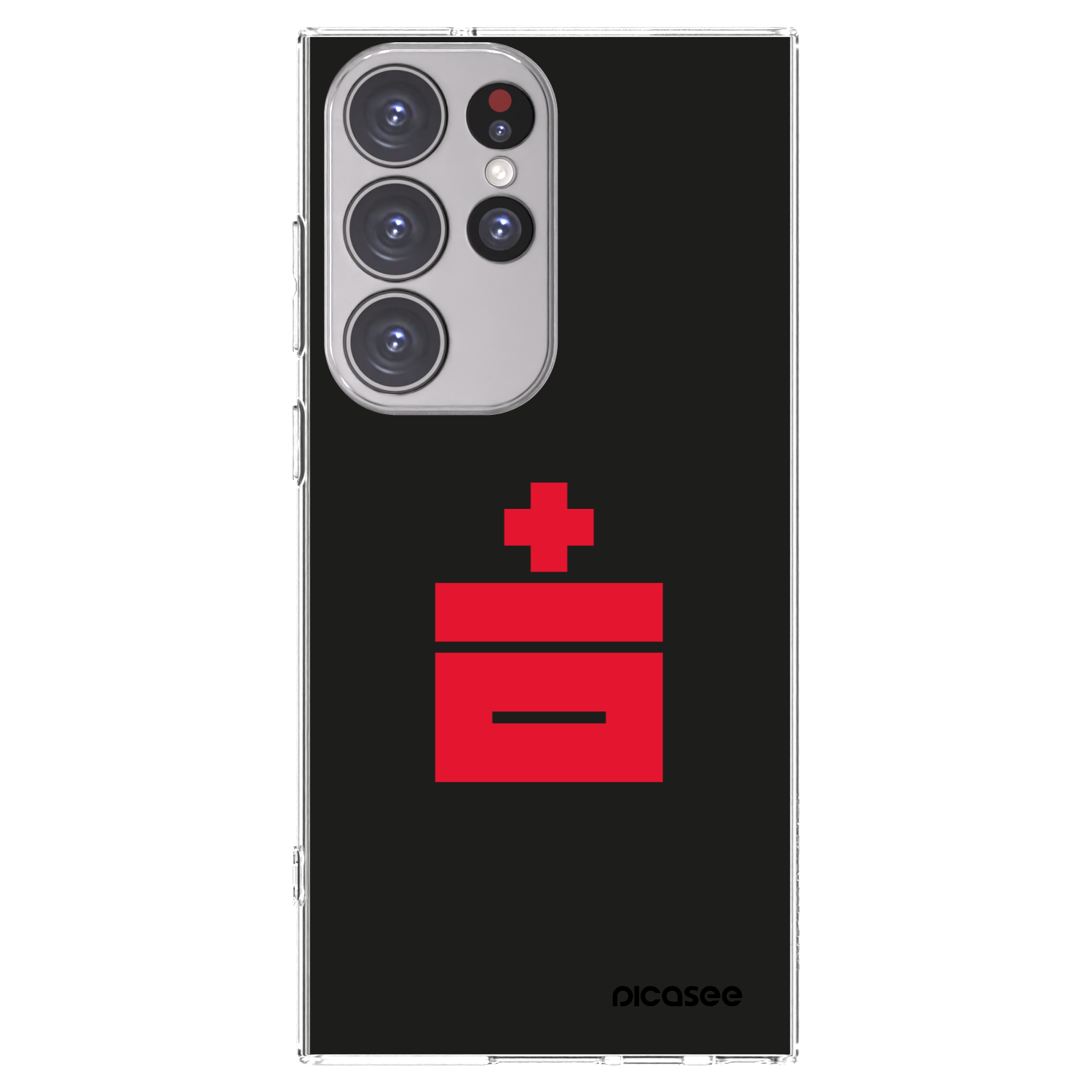 Picasee silikonska prozirna maskica za Samsung Galaxy S23 Ultra 5G - Le Plastenciaga