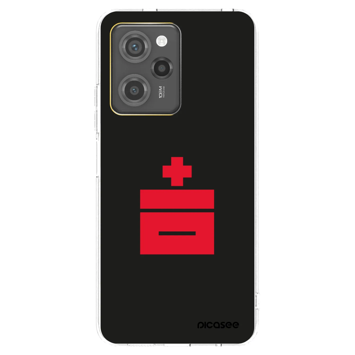 Picasee crna silikonska maskica za Xiaomi Poco X5 Pro - Le Plastenciaga