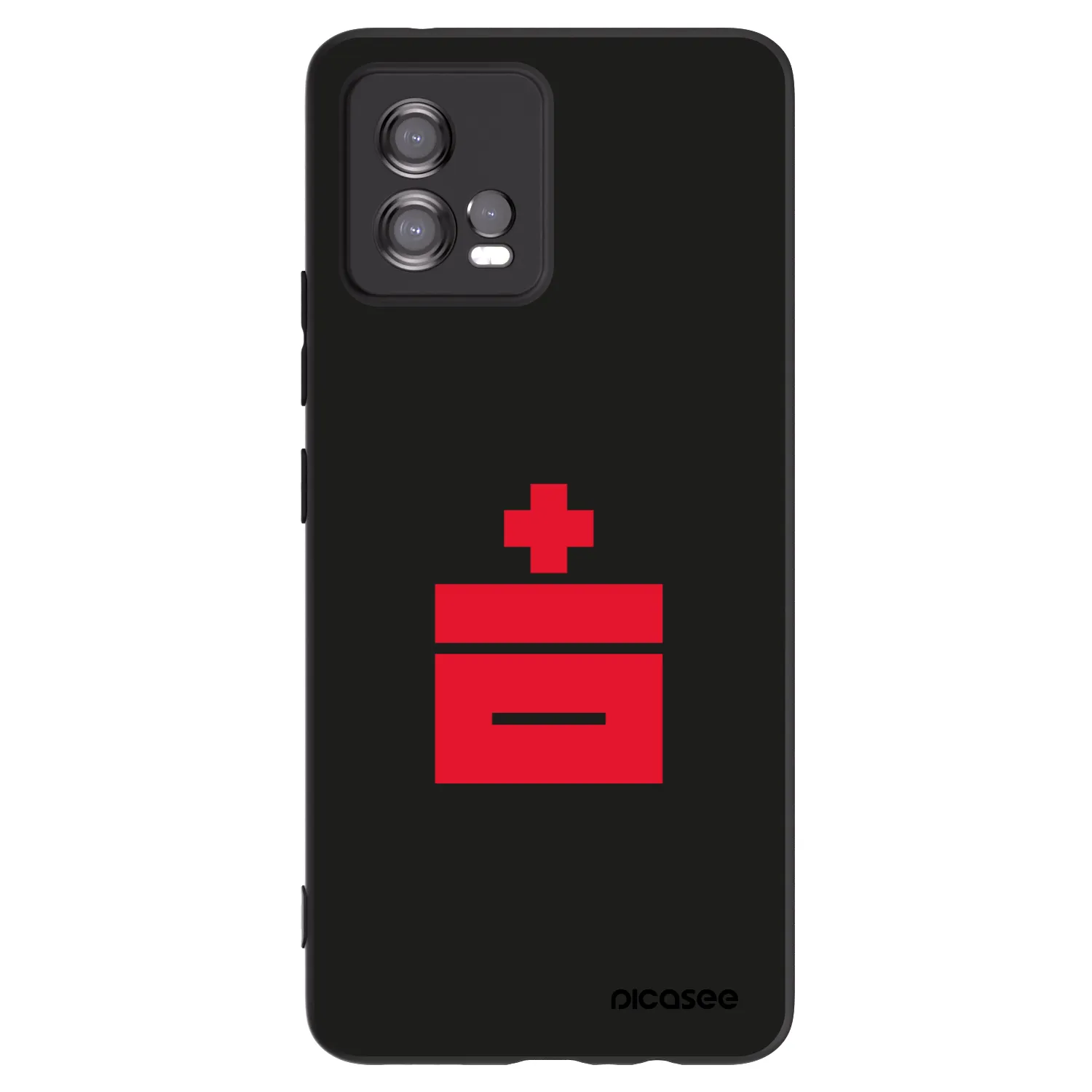 Picasee crna silikonska maskica za Motorola Moto G72 - Le Plastenciaga