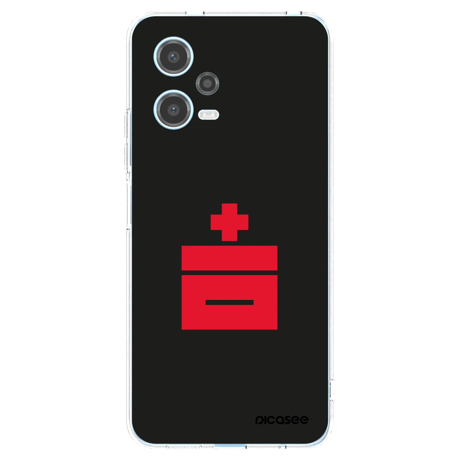Picasee silikonska prozirna maskica za Xiaomi Redmi Note 12 5G - Le Plastenciaga