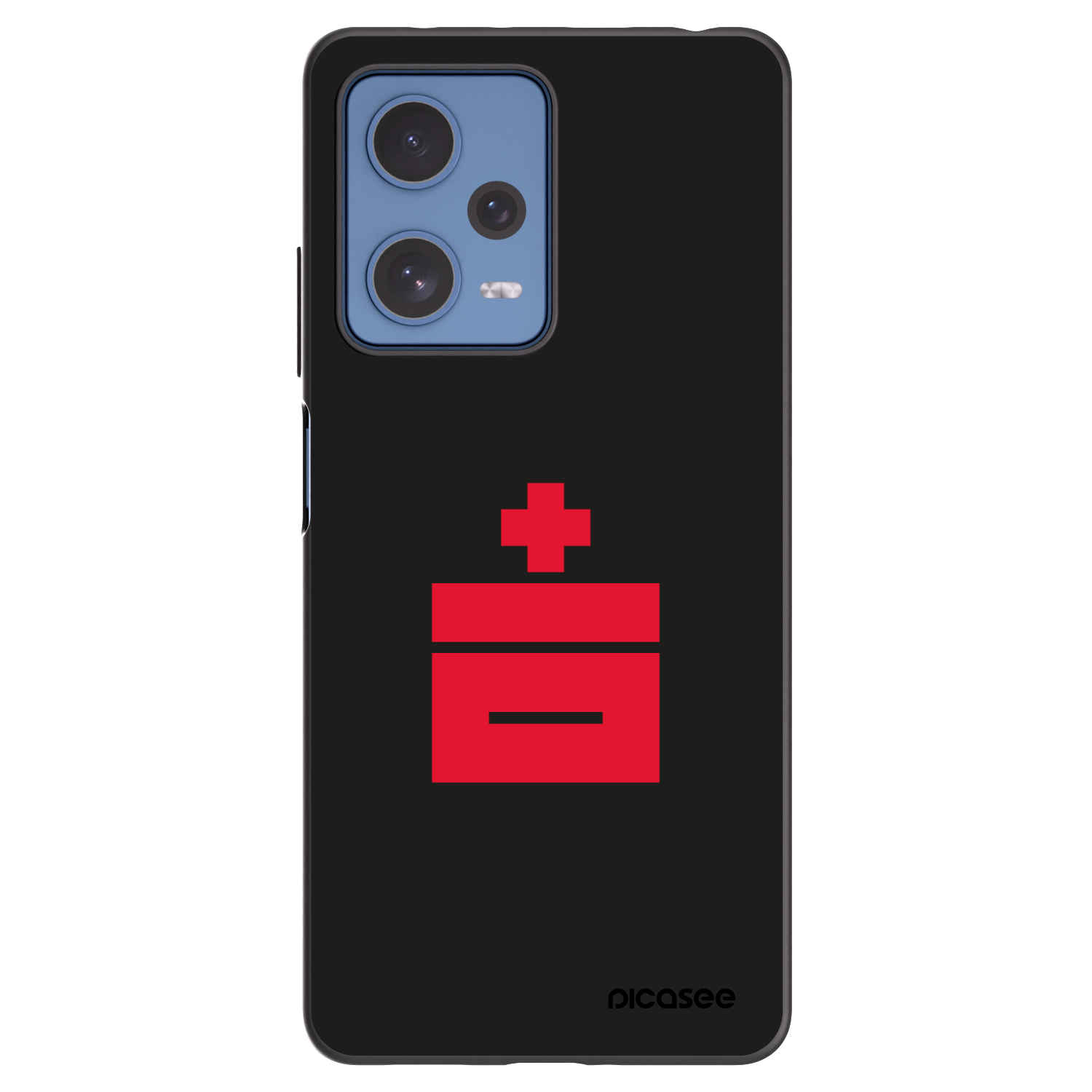 Picasee crna silikonska maskica za Xiaomi Redmi Note 12 Pro 5G - Le Plastenciaga