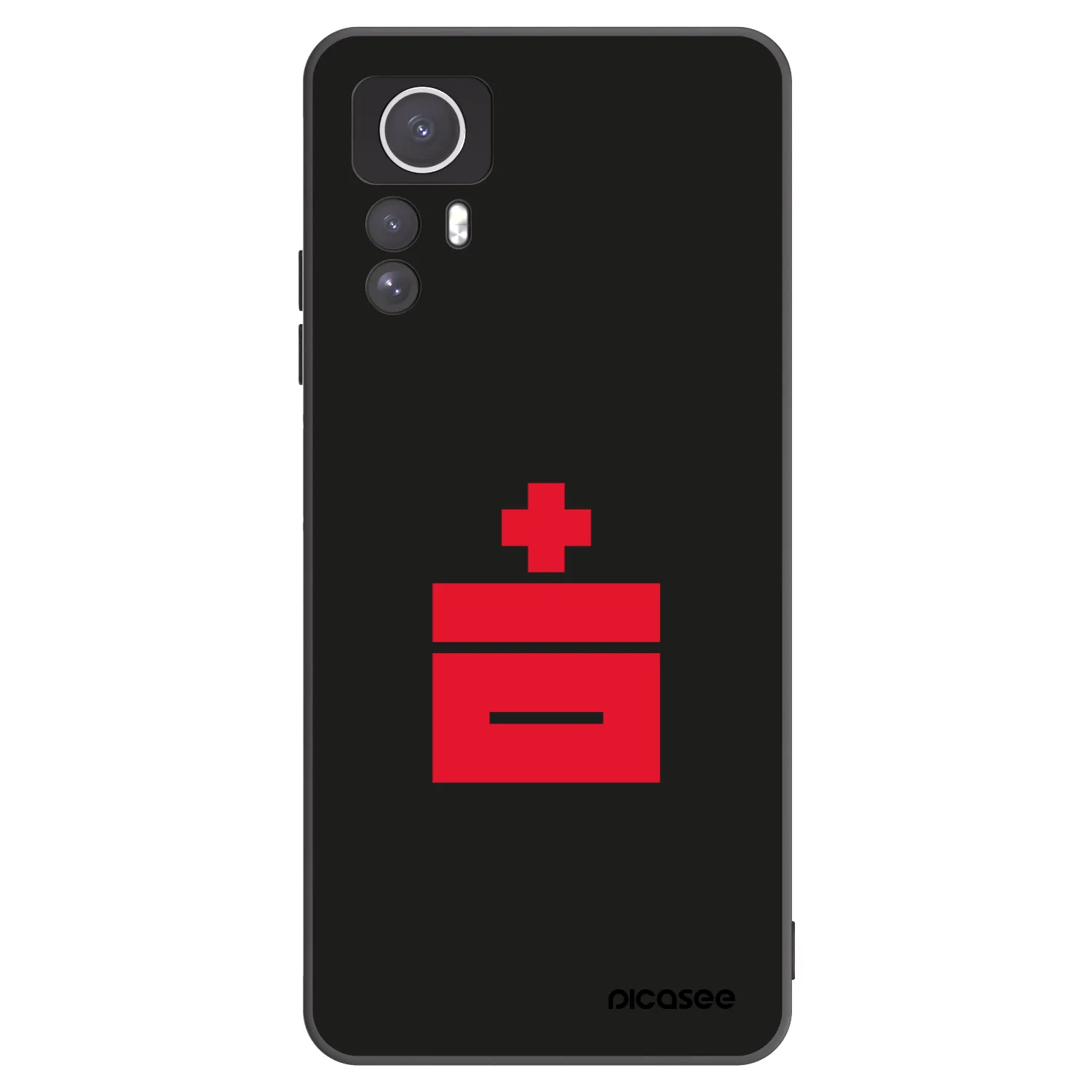 Picasee crna silikonska maskica za Xiaomi Redmi Note 12S - Le Plastenciaga