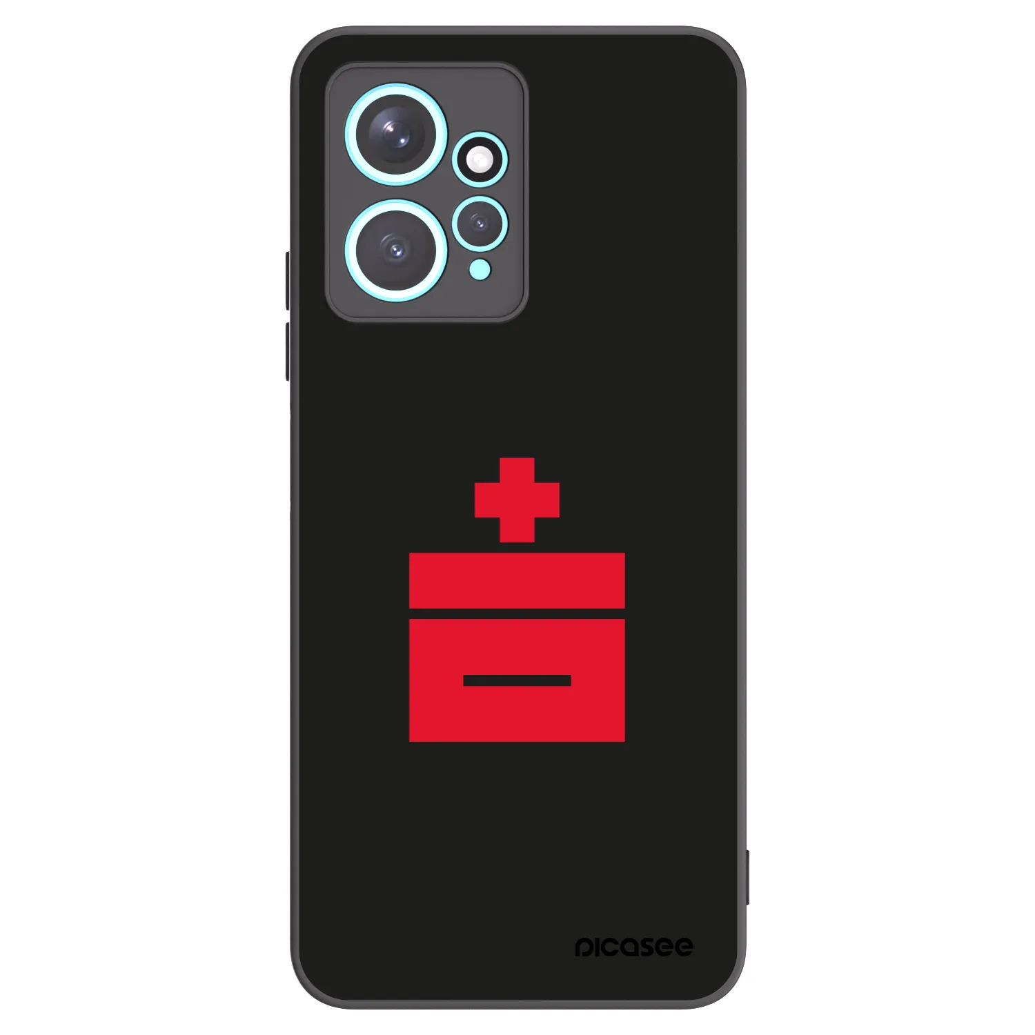 Picasee crna silikonska maskica za Xiaomi Redmi Note 12 4G - Le Plastenciaga
