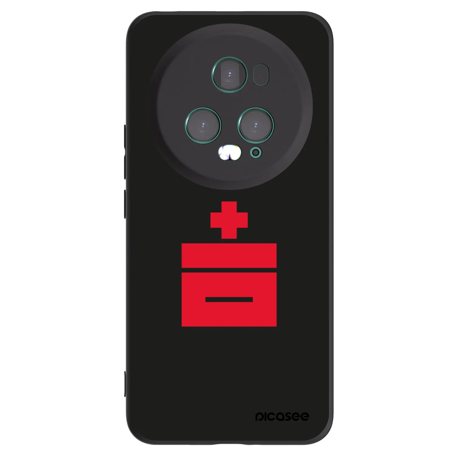 Picasee crna silikonska maskica za Honor Magic5 Pro - Le Plastenciaga