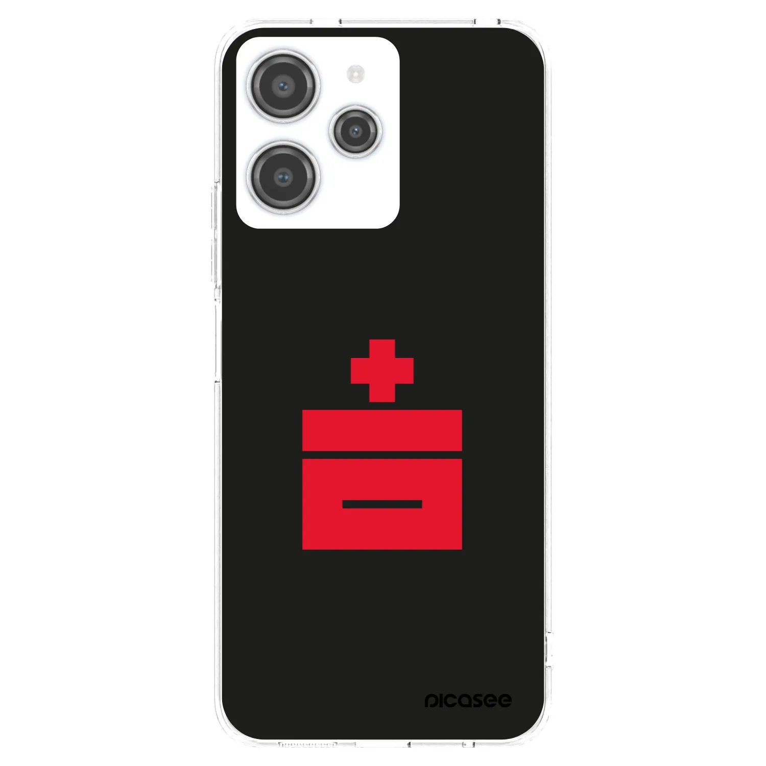 Picasee silikonska prozirna maskica za Xiaomi Redmi 12 4G - Le Plastenciaga