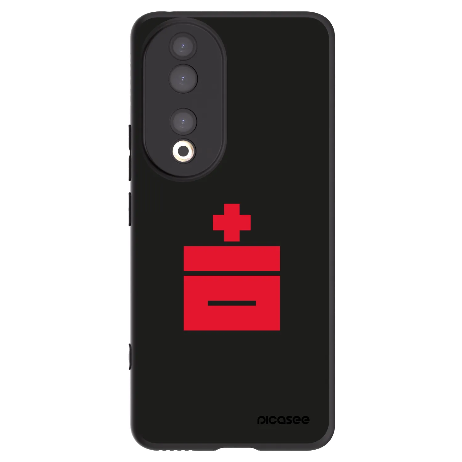 Picasee crna silikonska maskica za Honor 90 5G - Le Plastenciaga