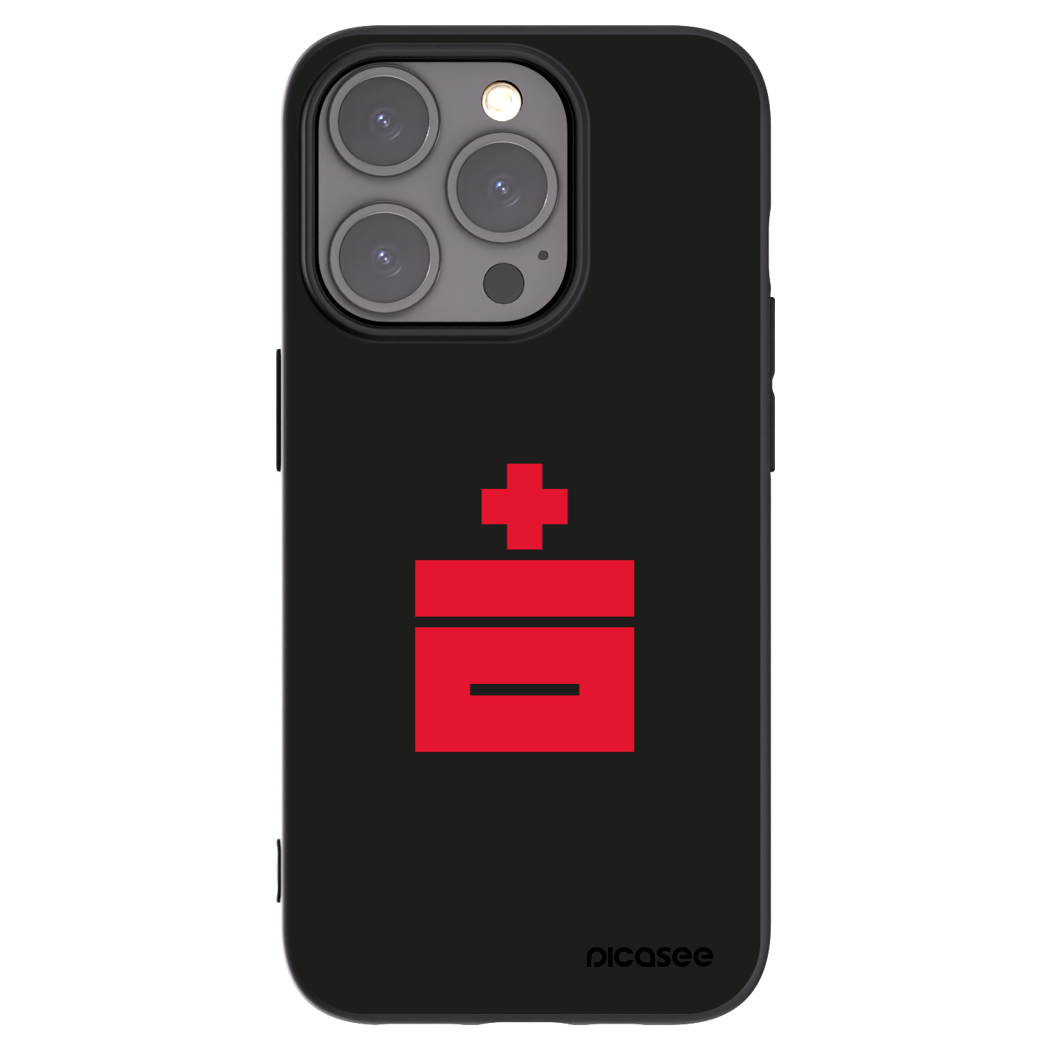 Picasee crna silikonska maskica za Apple iPhone 15 Pro - Le Plastenciaga