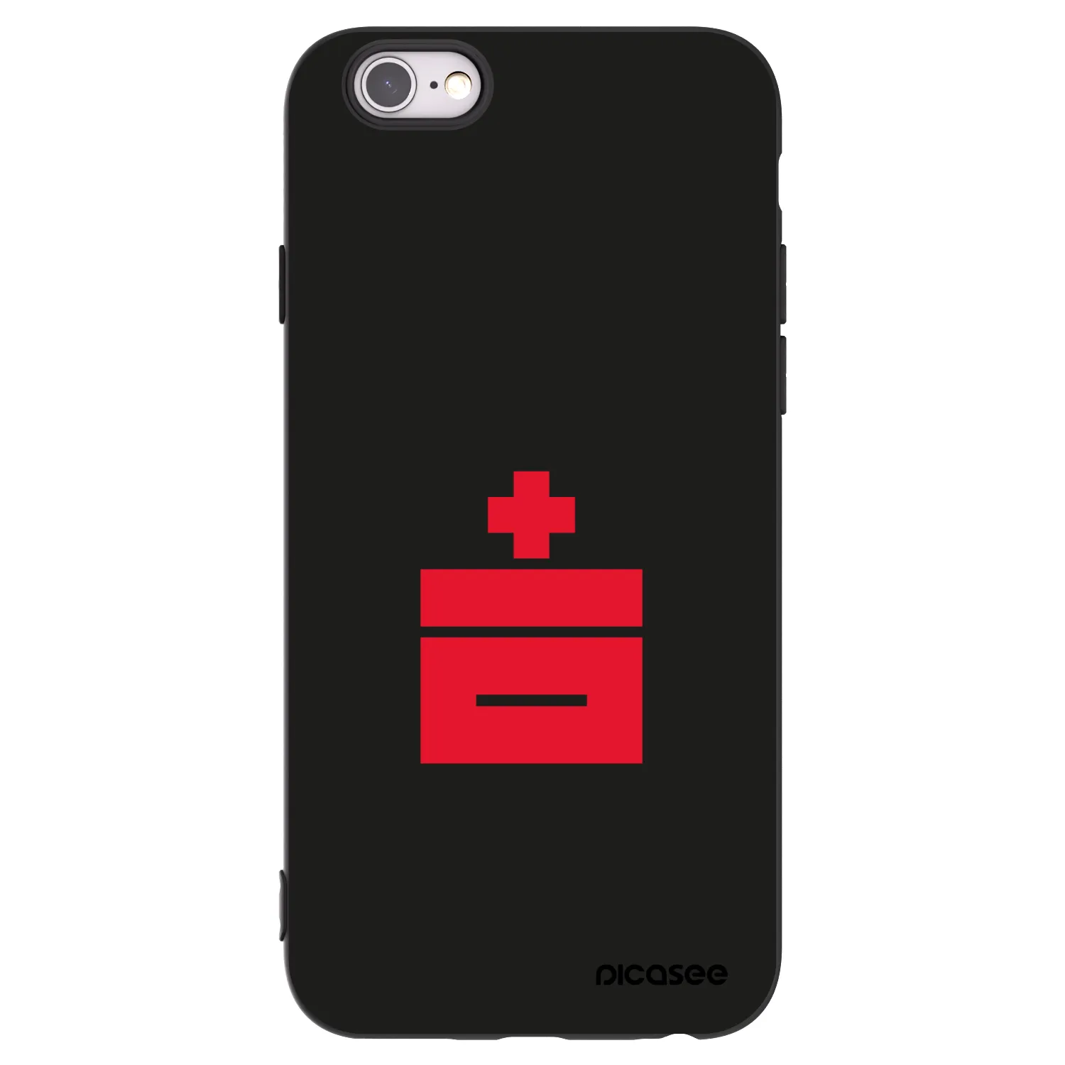 Picasee crna silikonska maskica za Apple iPhone 6/6S - Le Plastenciaga