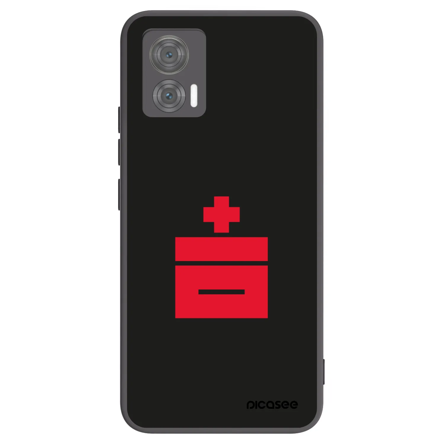 Picasee crna silikonska maskica za Motorola Edge 30 Neo - Le Plastenciaga