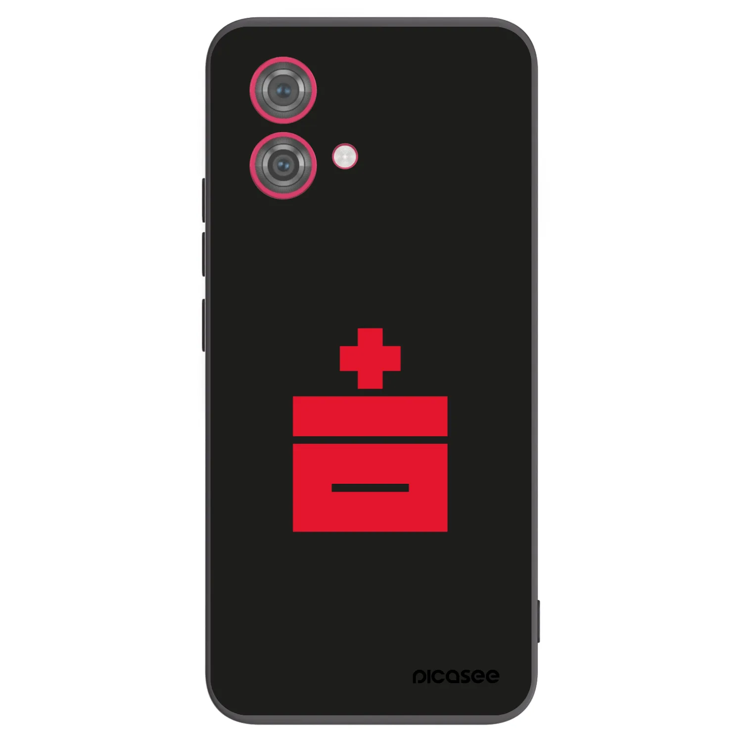 Picasee crna silikonska maskica za Motorola Moto G84 5G - Le Plastenciaga