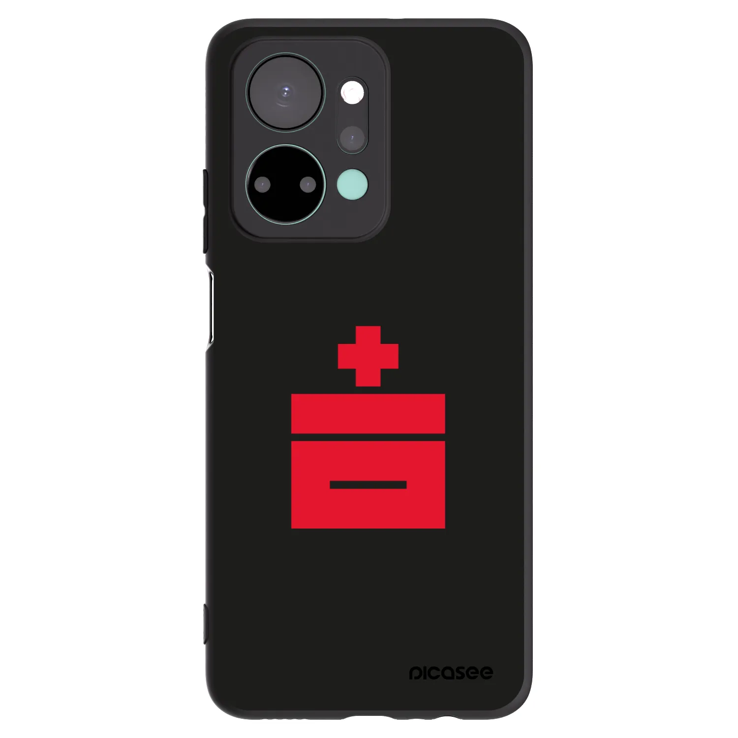 Picasee crna silikonska maskica za Honor X7a - Le Plastenciaga