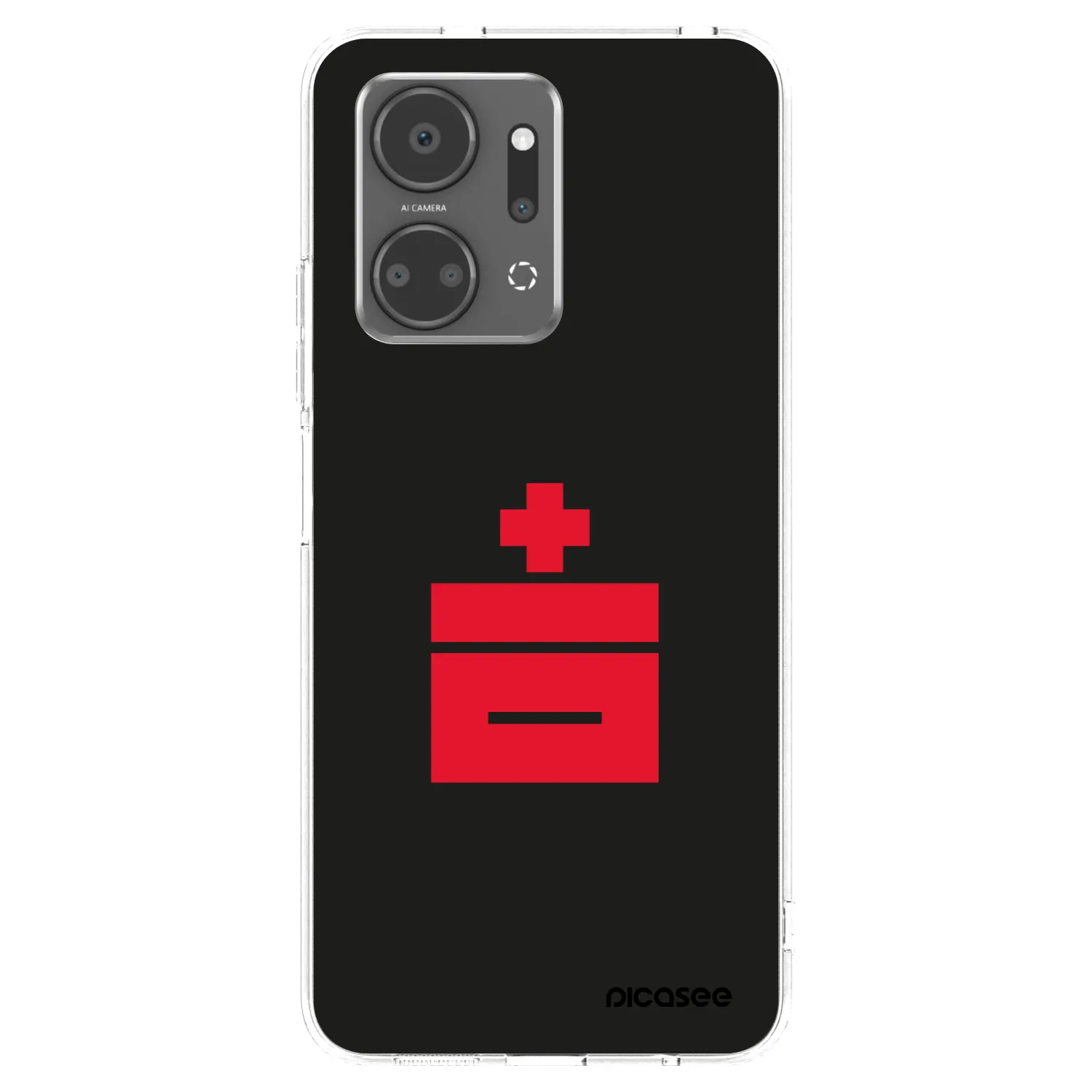 Picasee silikonska prozirna maskica za Honor X7a - Le Plastenciaga