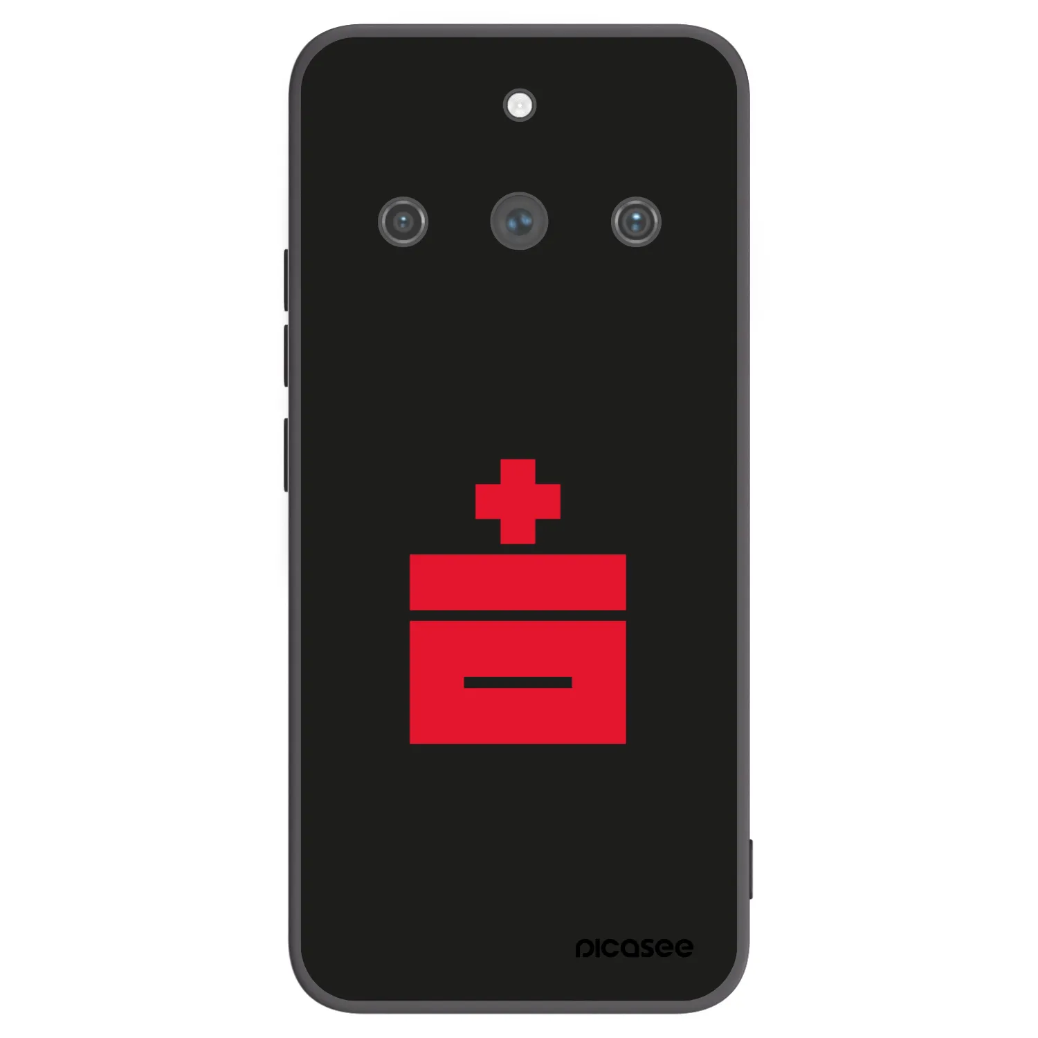 Picasee crna silikonska maskica za Realme 11 Pro+ - Le Plastenciaga