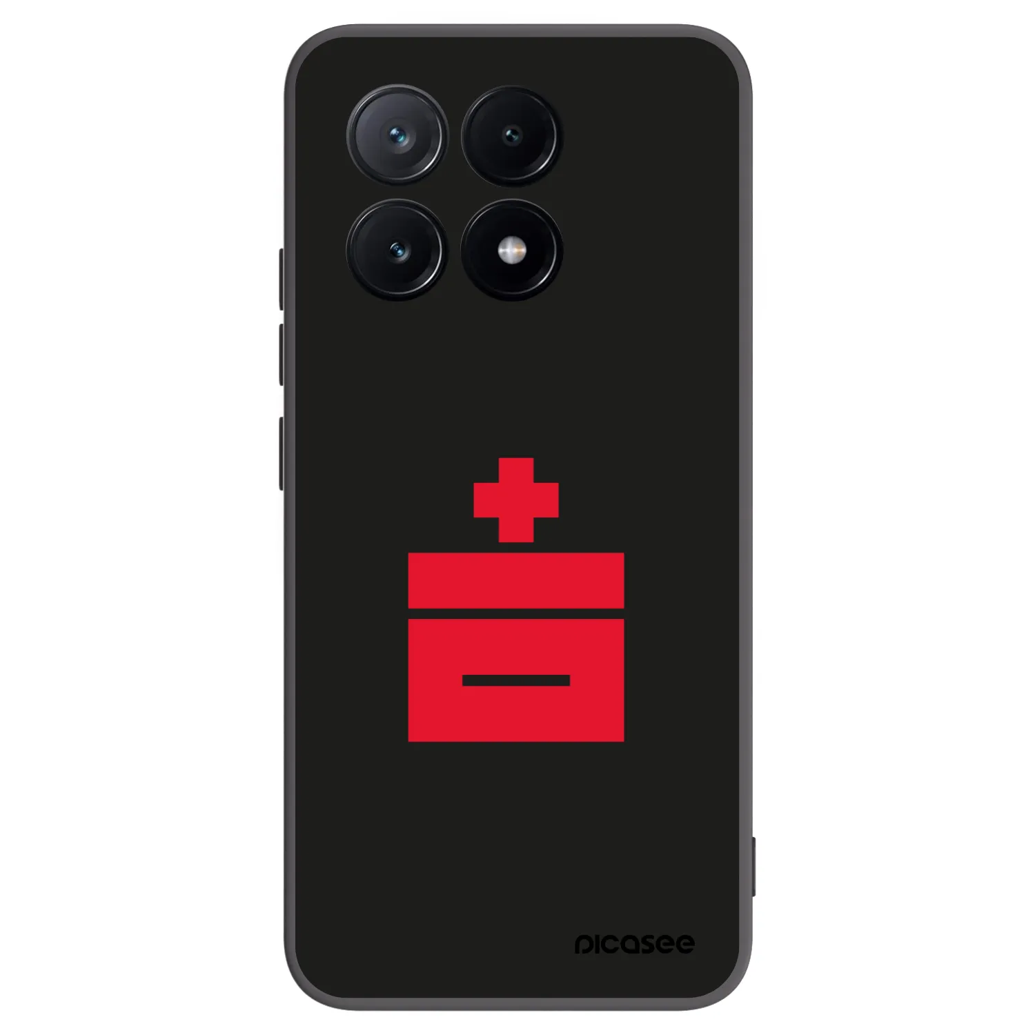 Picasee crna silikonska maskica za Xiaomi Poco X6 Pro - Le Plastenciaga