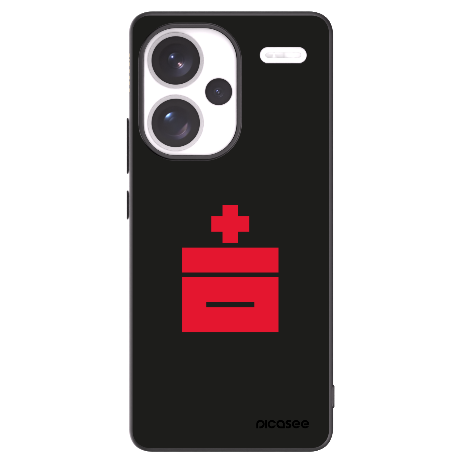 Picasee crna silikonska maskica za Xiaomi Redmi Note 13 Pro+ 5G - Le Plastenciaga