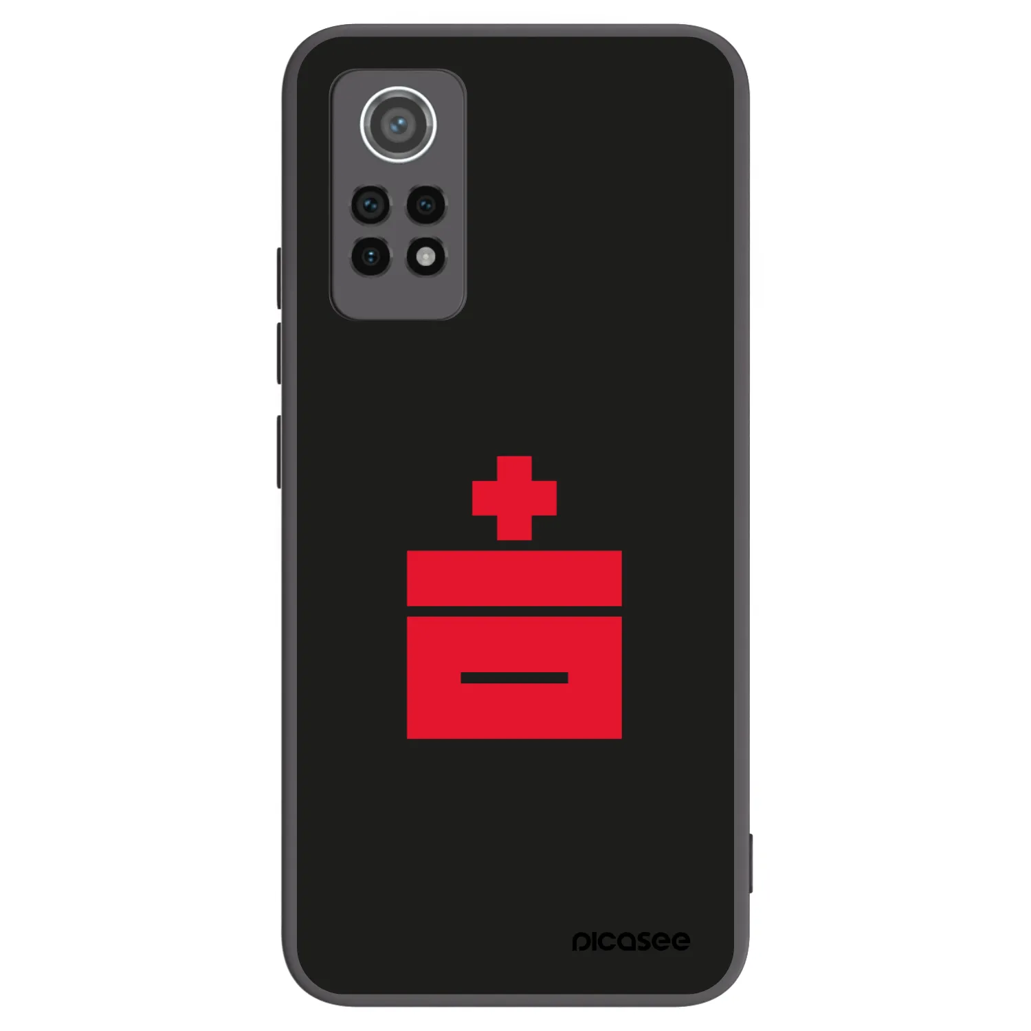 Picasee crna silikonska maskica za Xiaomi Redmi Note 12 Pro 4G - Le Plastenciaga