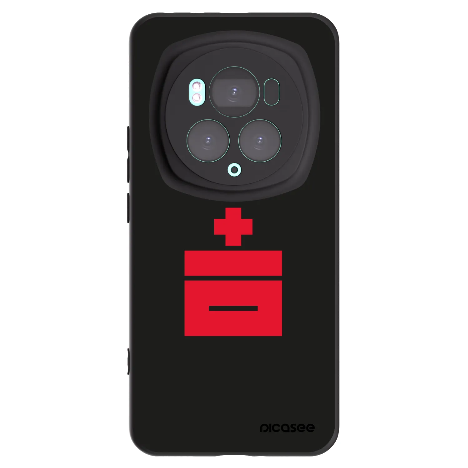 Picasee crna silikonska maskica za Honor Magic6 Pro - Le Plastenciaga