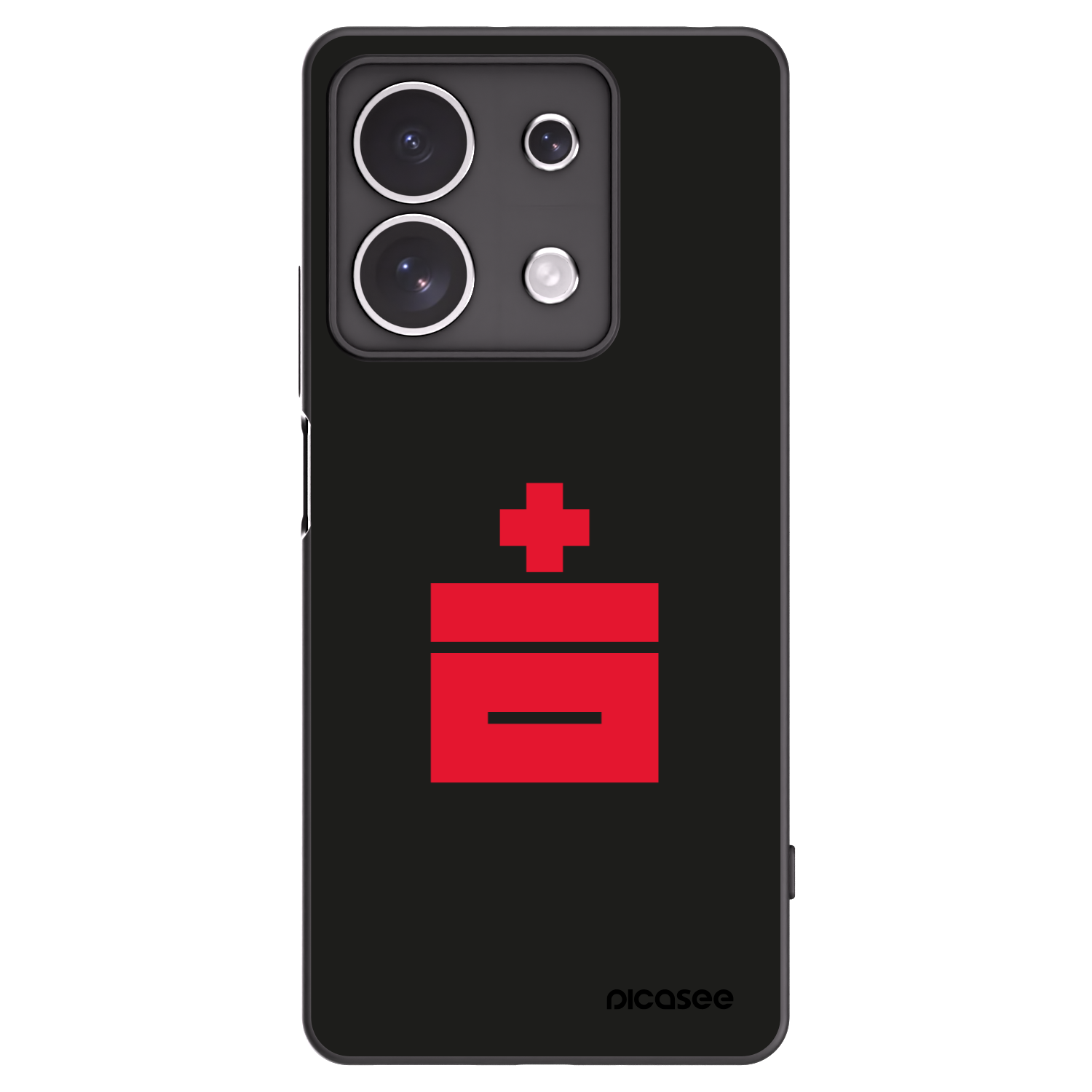 Picasee crna silikonska maskica za Xiaomi Redmi Note 13 4G - Le Plastenciaga