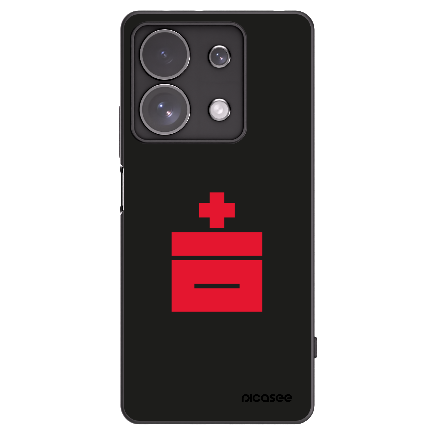 Picasee crna silikonska maskica za Xiaomi Redmi Note 13 Pro 4G - Le Plastenciaga