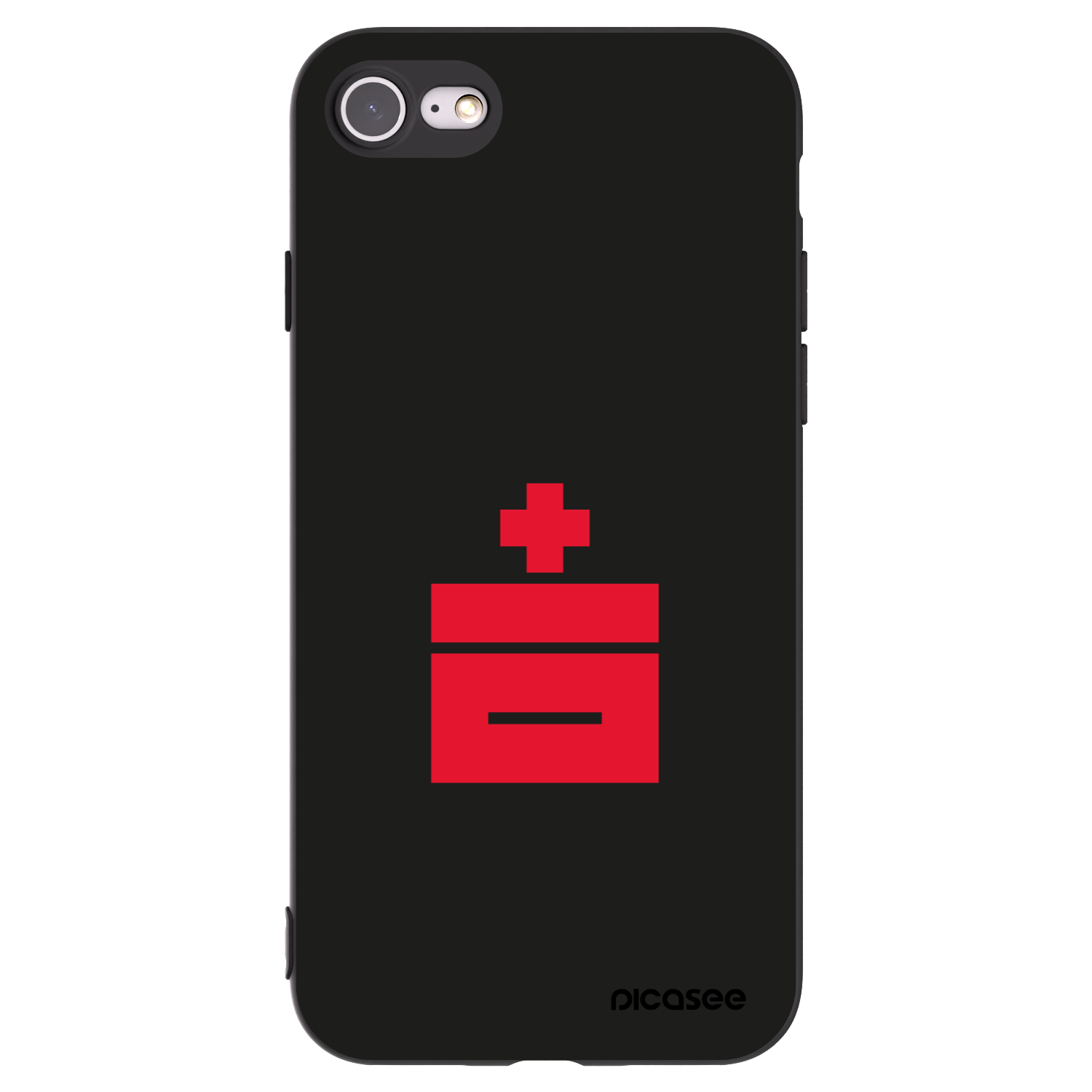 Picasee crna silikonska maskica za Apple iPhone 8 - Le Plastenciaga