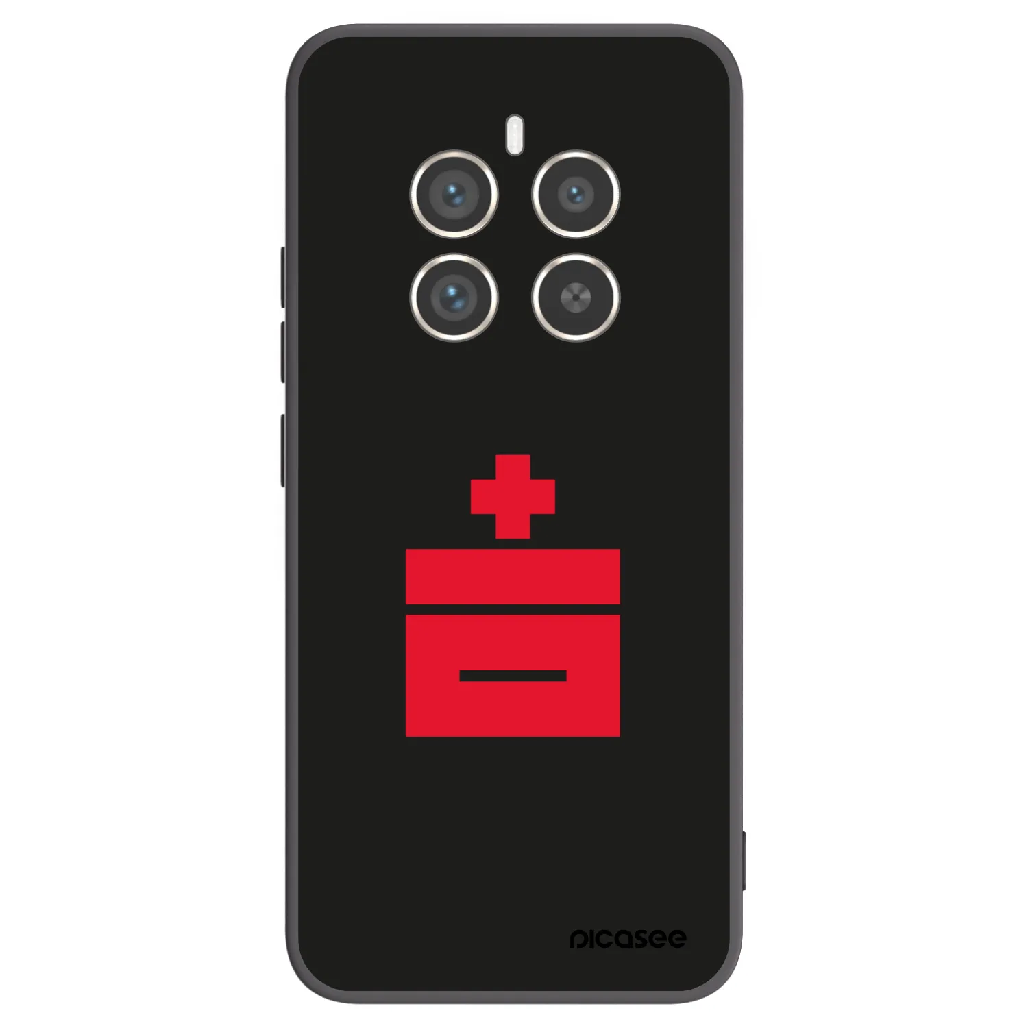 Picasee crna silikonska maskica za Realme 12 Pro 5G - Le Plastenciaga